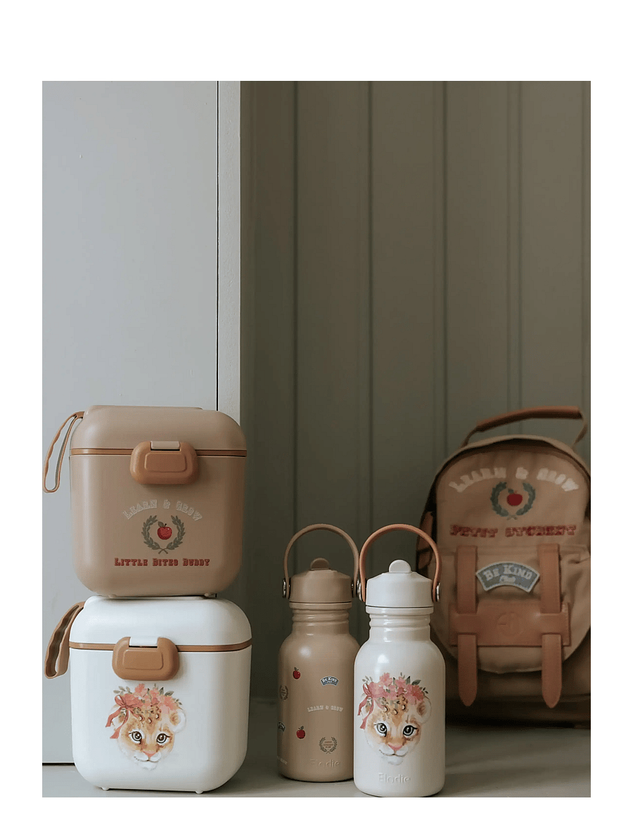 Elodie Details - Lunch & Snack Box Rosy Bow Leo - rosy bow leo - 2