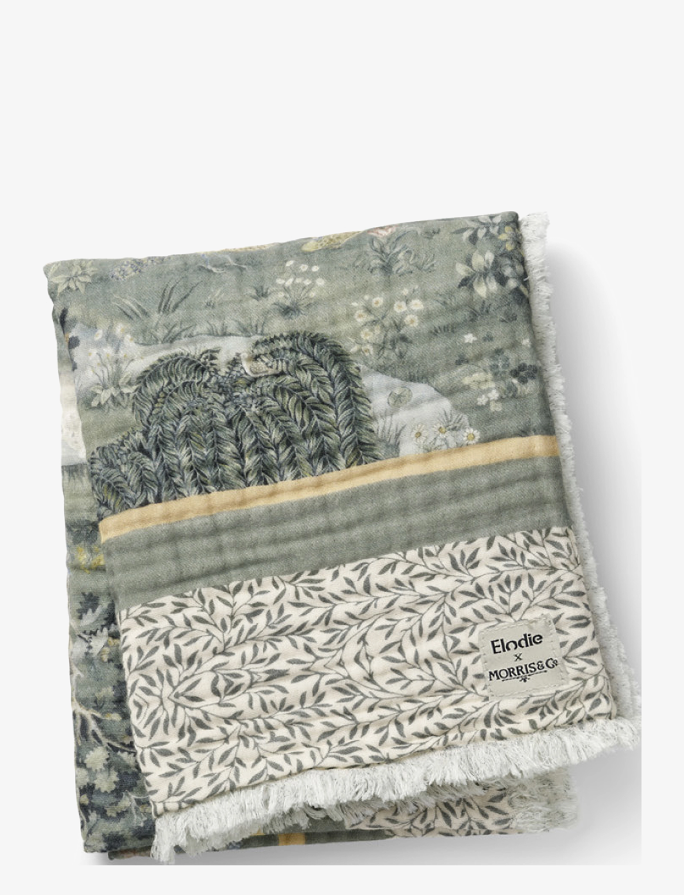 Elodie Details Soft Cotton Blanket Owl & Willow - Elodie x Morris & Co - OWL & WILLOW / multi