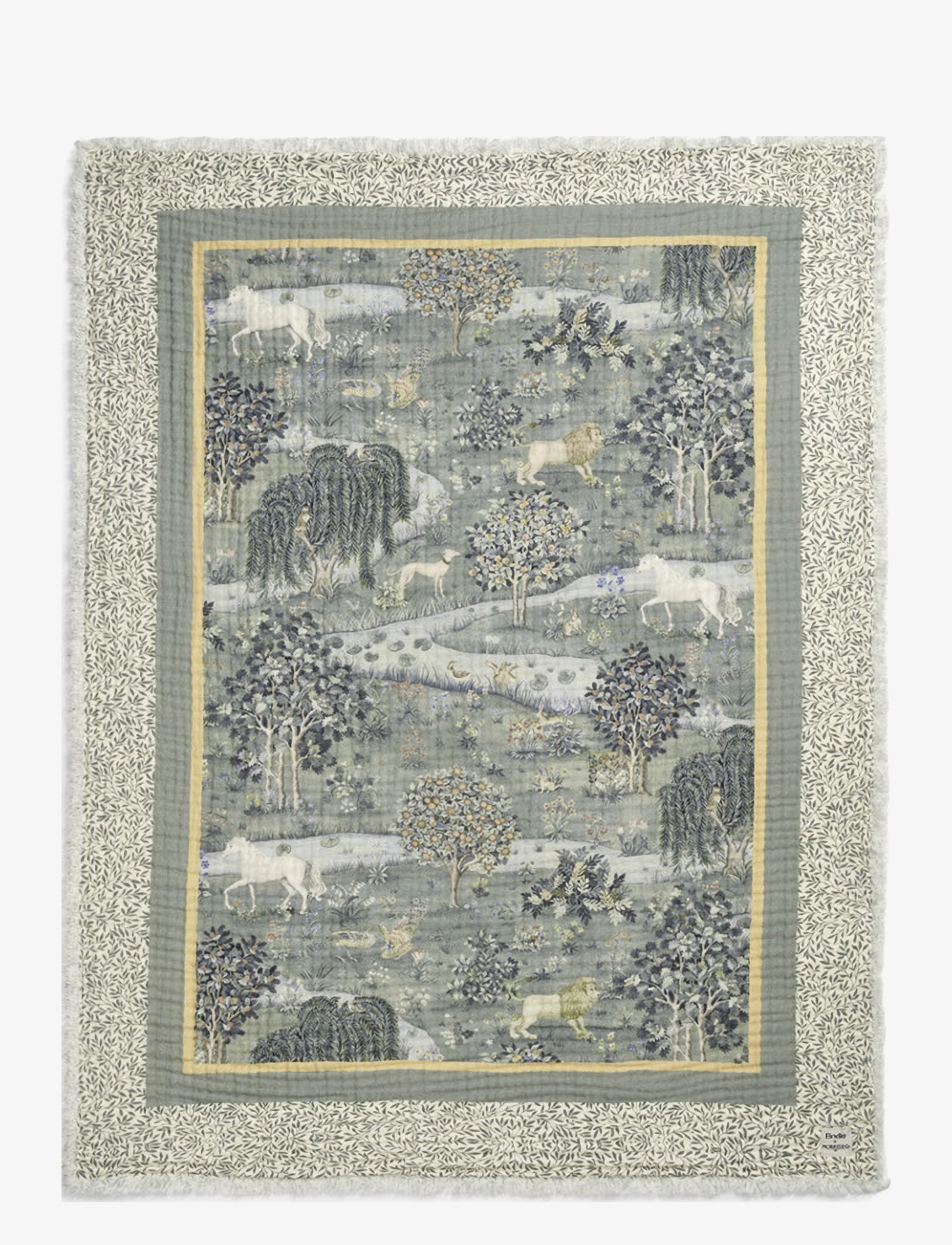 Elodie Details - Soft Cotton Blanket Owl & Willow - musselintæpper - owl & willow - 2