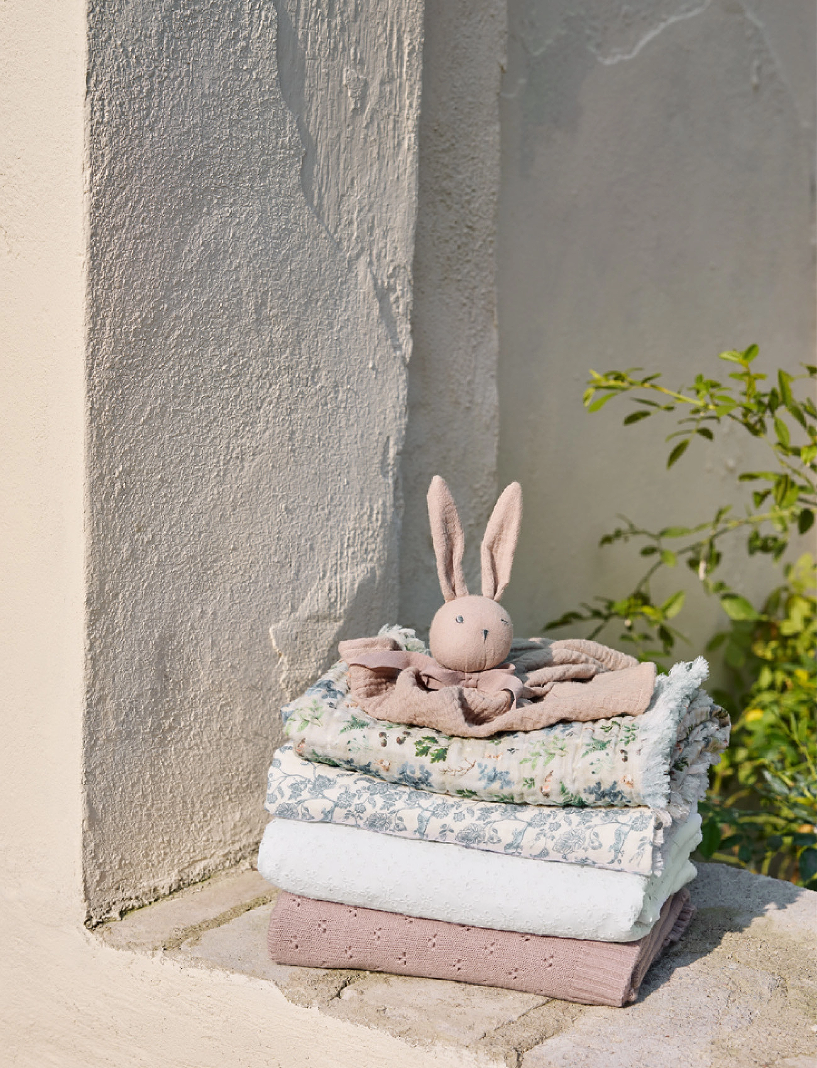 Elodie Details Soft Cotton Blanket - Fairytale Forest, One Size, Grey, Babysøvn > Babytæpper, Børn