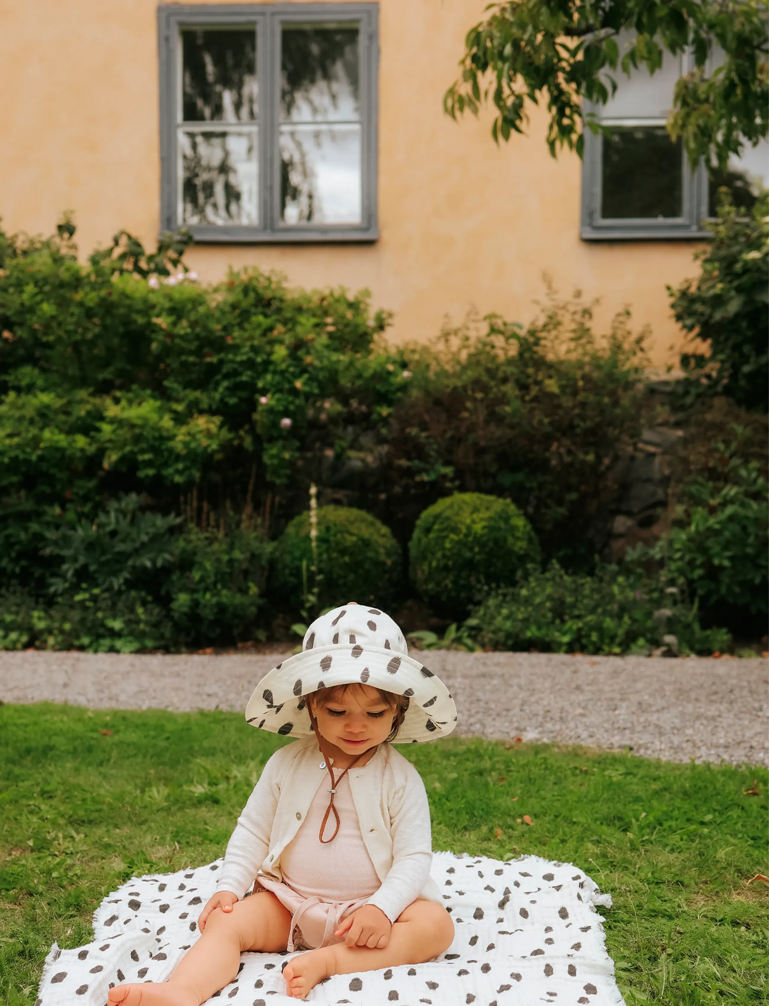 Elodie Details Soft Cotton Blanket Dalmatian Dots Grande, One Size, Muslins, Mehrfarbig/gemustert - Muslin Blankets, Kinder