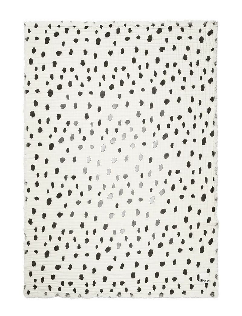 Elodie Details - Soft Cotton Blanket Dalmatian Dots Grande - mulldecken - dalmation dots grande - 4