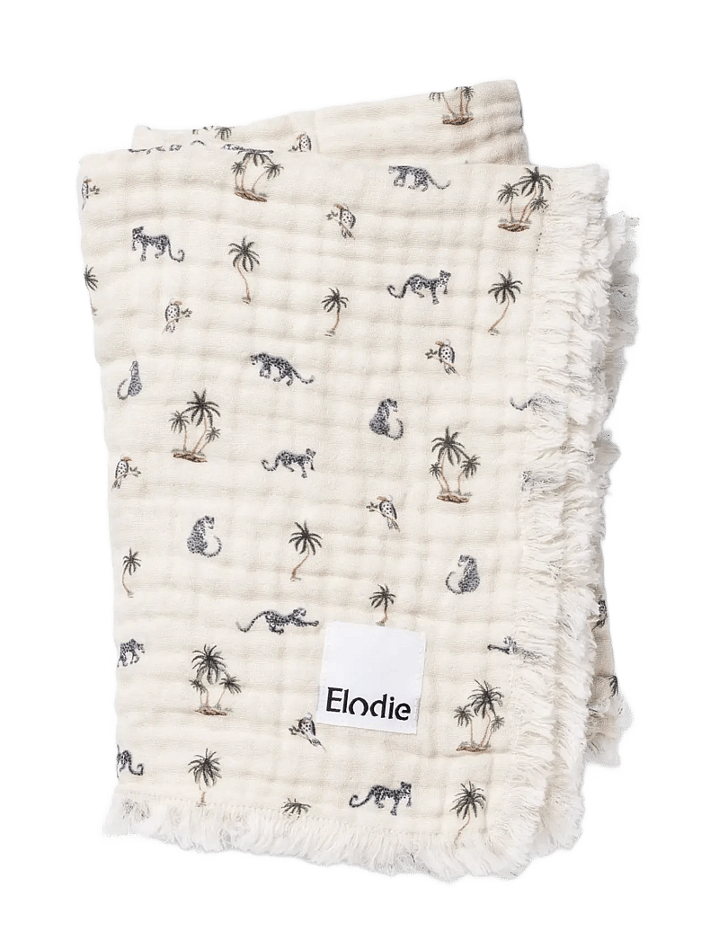Elodie Details - Soft Cotton Blanket Garden Leo's Resort - beebitekid - garden leo´s resort - 3