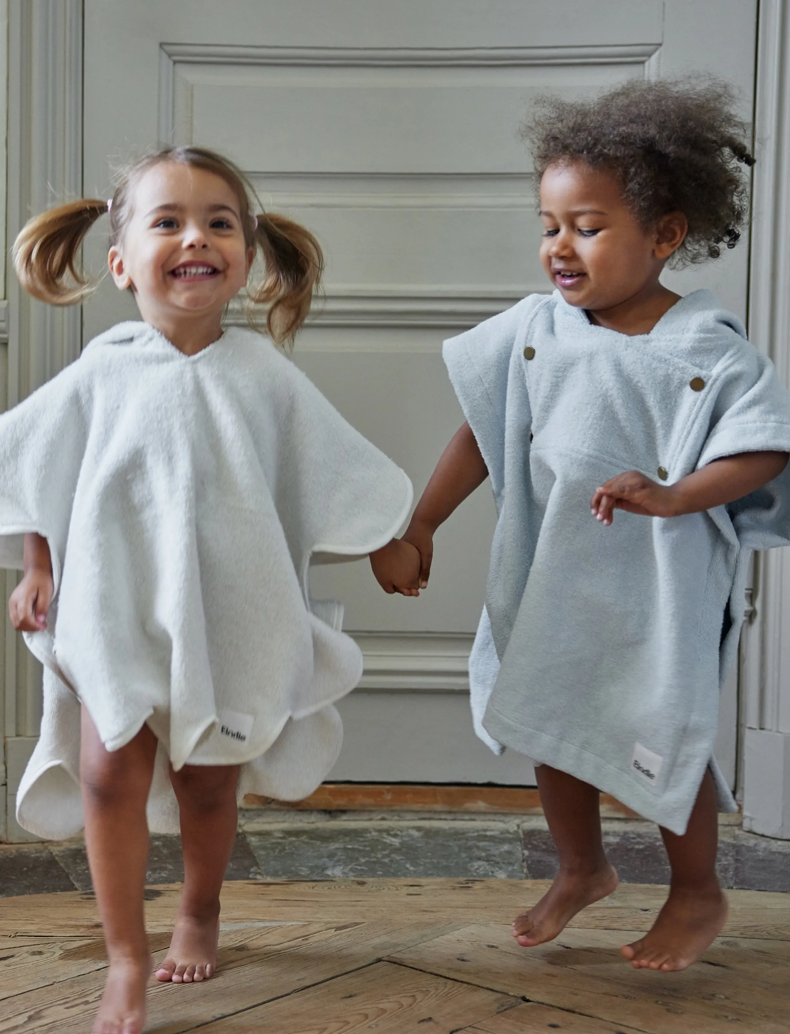 Elodie Details Elodie Bath Poncho Vanilla White, One Size, White, Nat- & Undertøj > Badekåber, Børn