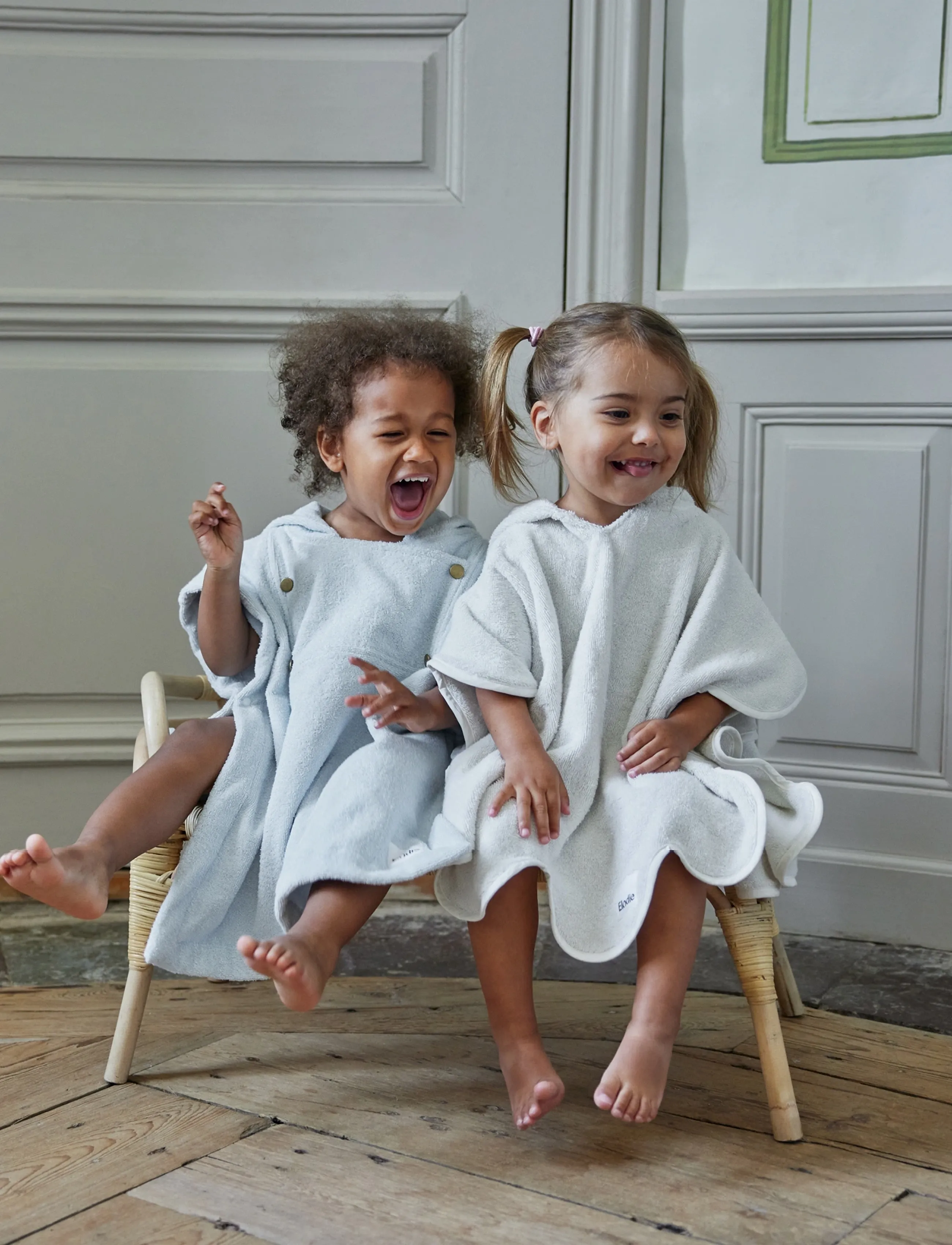 Elodie Details - Elodie Bath Poncho Vanilla White - white - 2
