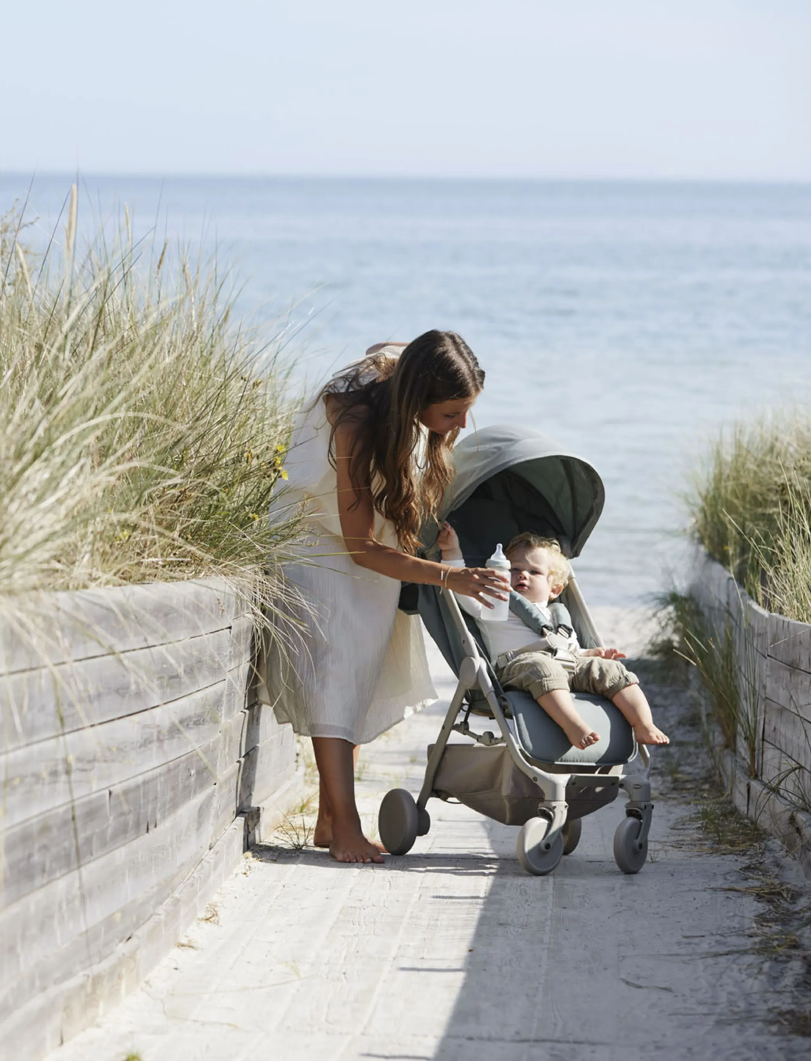 Elodie Details Mondo Stroller Pebble Green, One Size, Strollers & Accessories, Grün - Strollers, Kinder