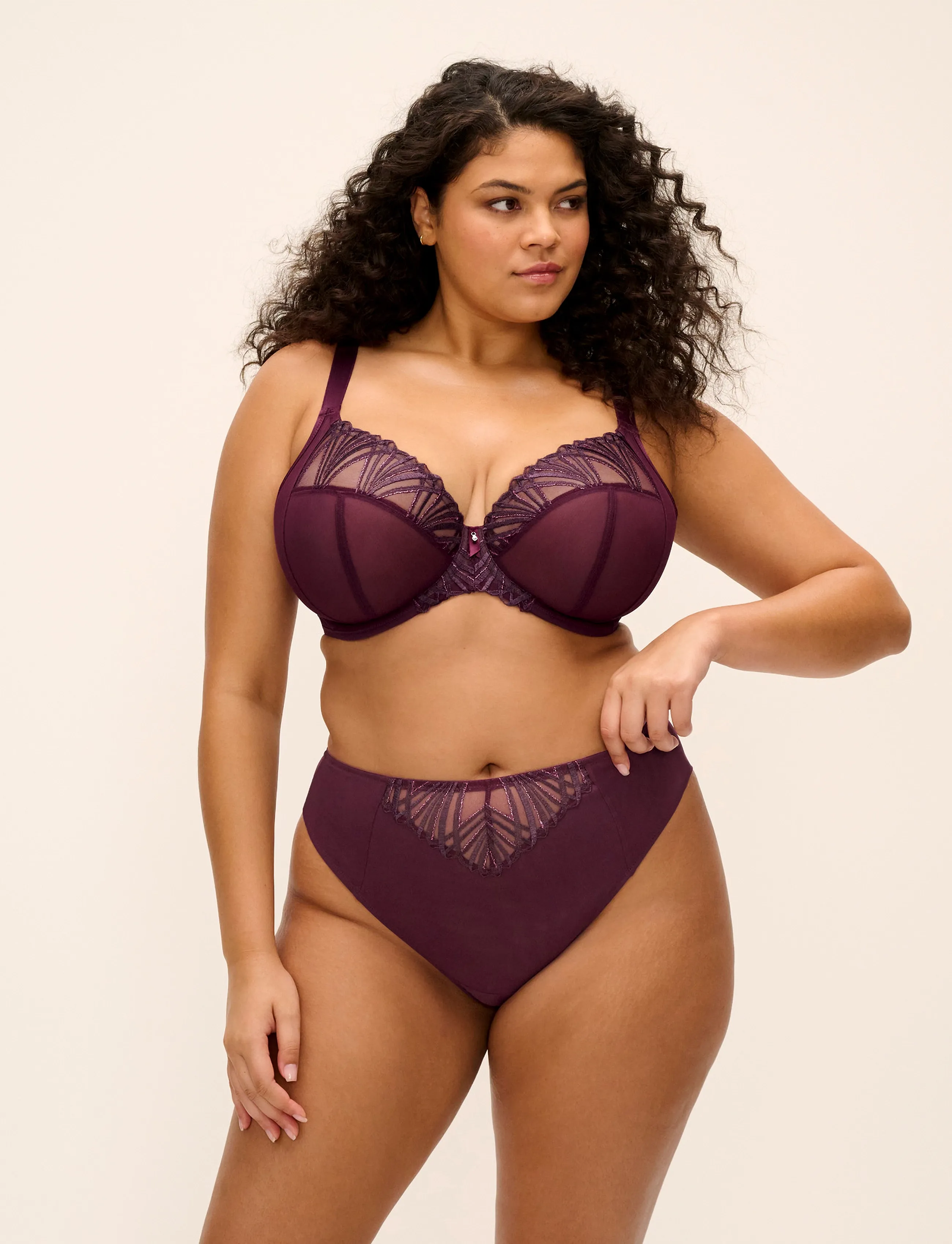 Elomi Reja, S, Burgundy, Trusser > Brasilianske Trusser, Dame