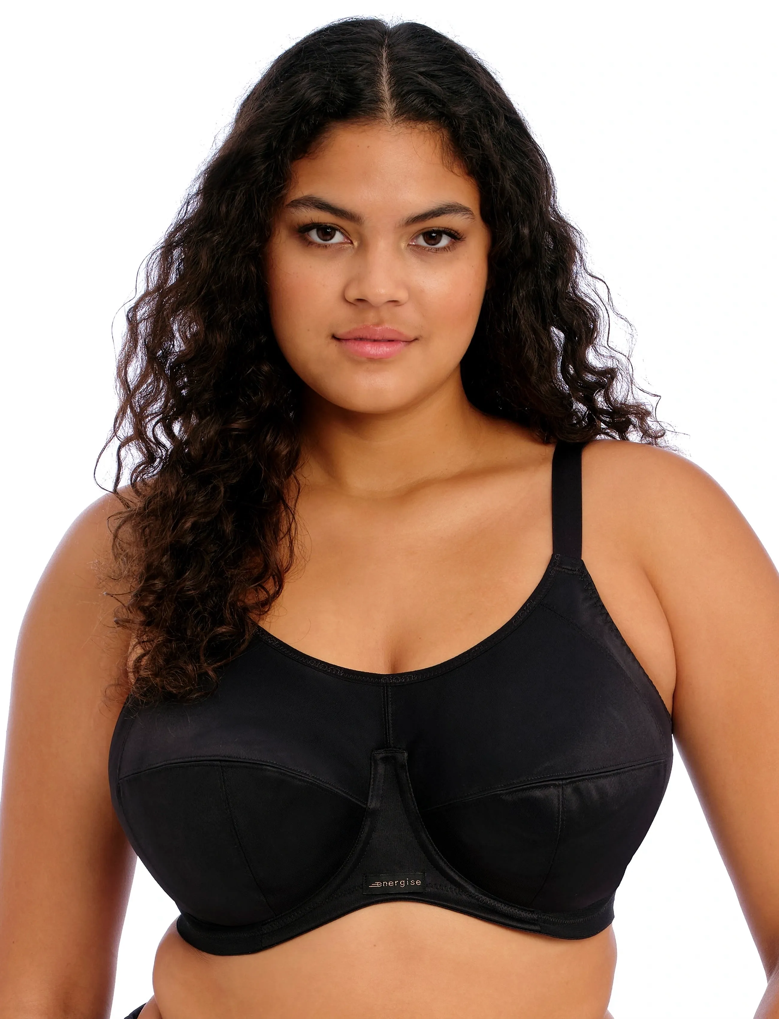 Elomi Energise, 80 J, Sport Clothing, Schwarz - Bras All, Frauen