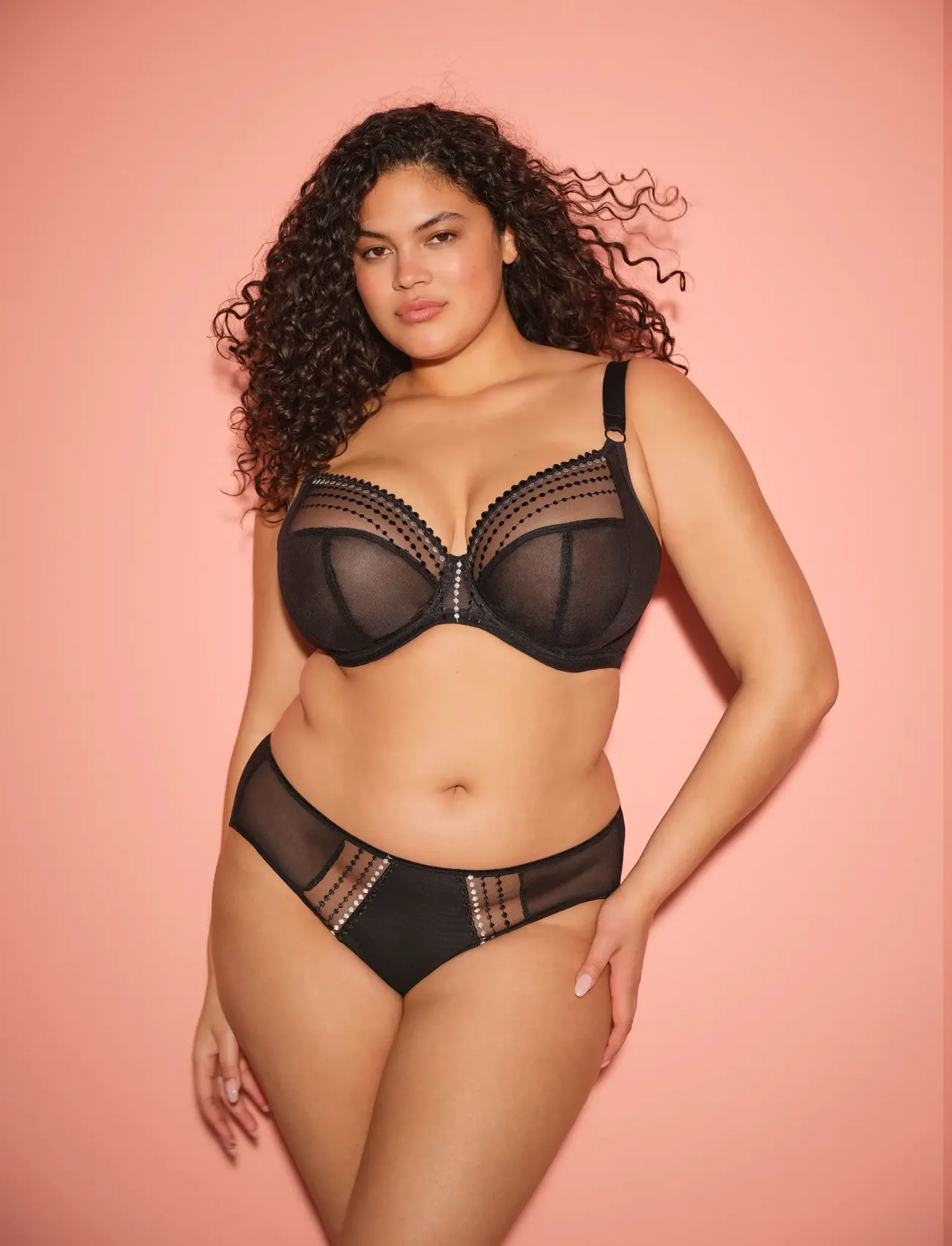 Elomi Matilda, 90 L, Bras & Oberteile, Schwarz - Full Cup Bras, Frauen