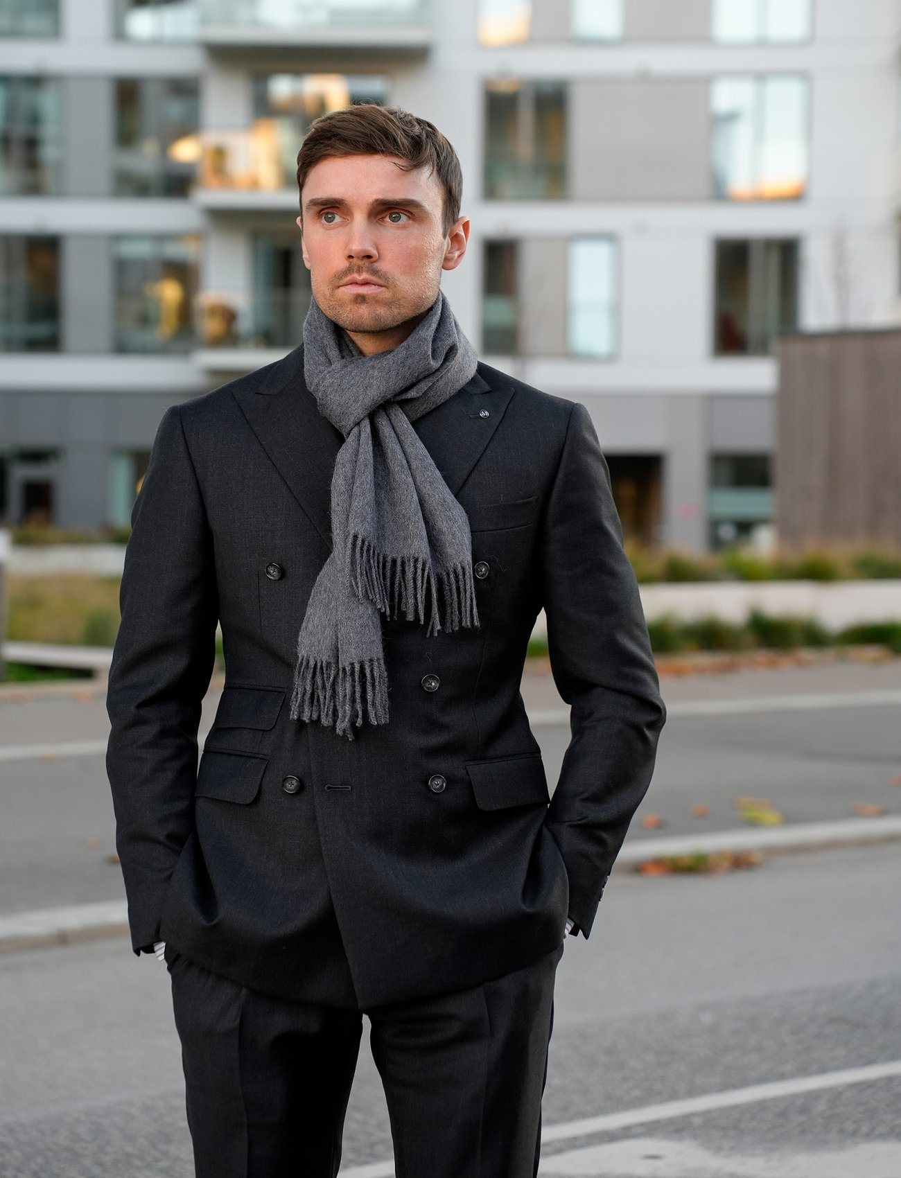ELVANG - Helsinki scarf - szaliki zimowe - grey - 1