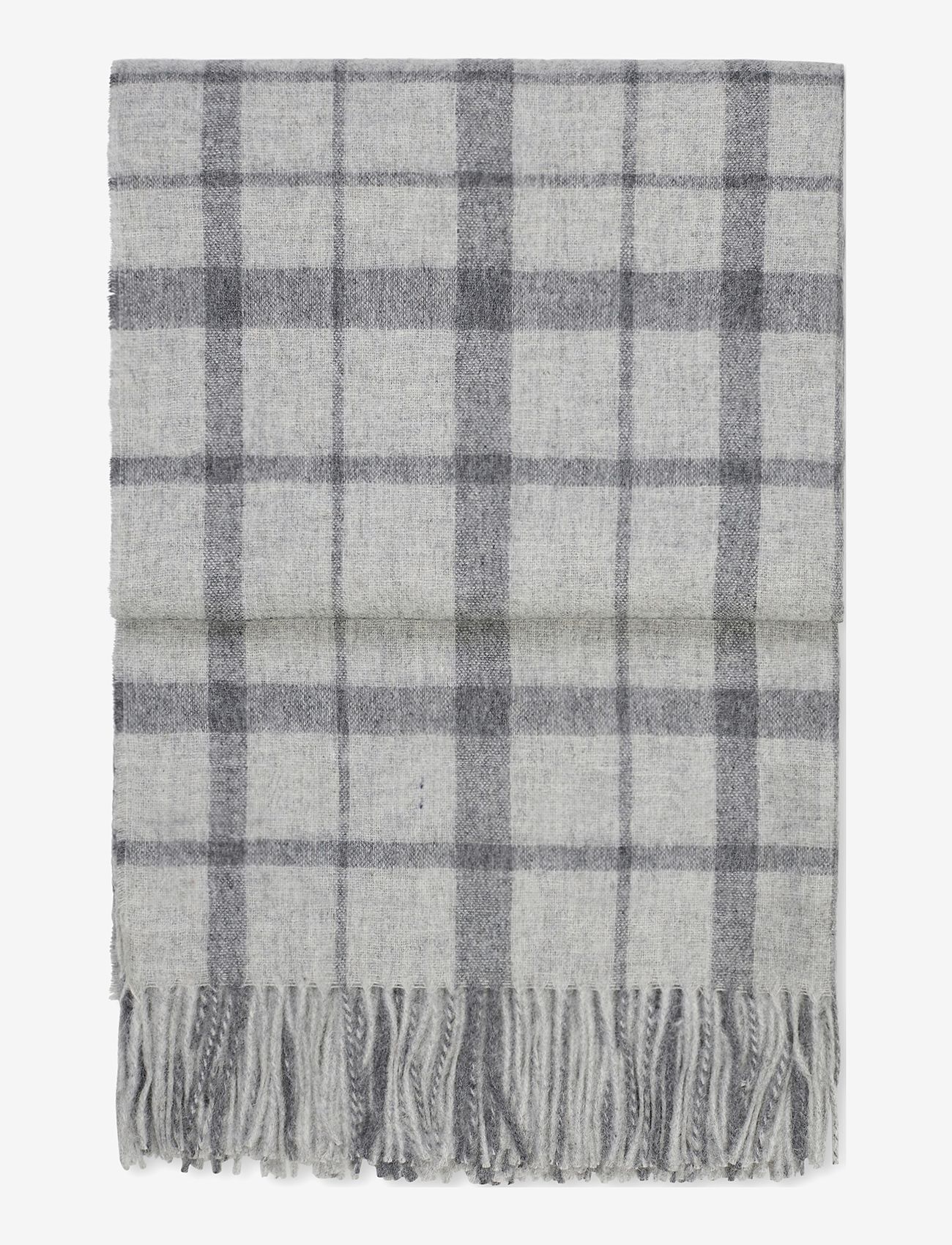 ELVANG - Tweed throw - blankets & throws - grey - 0