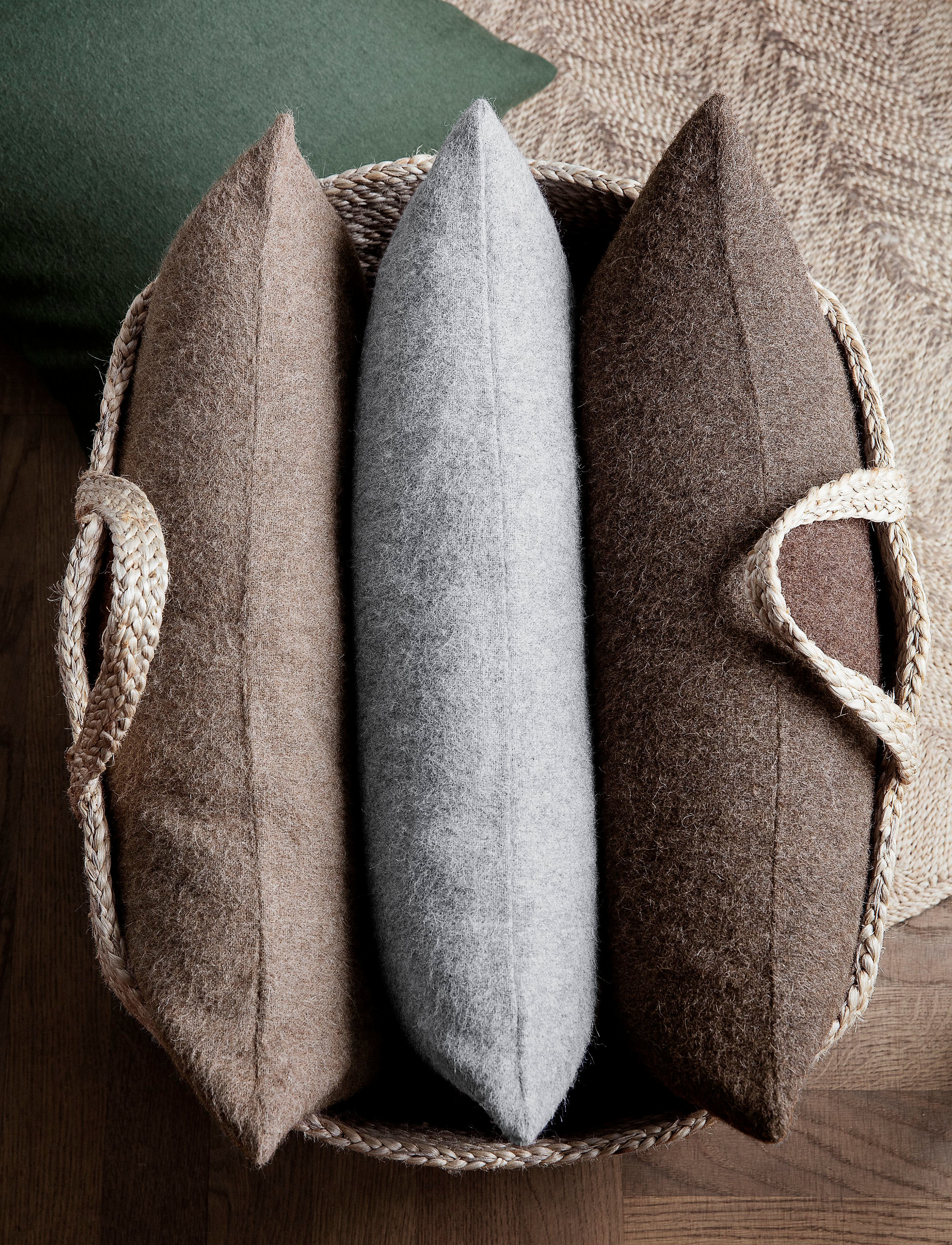 ELVANG - Classic cushion cover - kuddfodral - bordeaux - 4