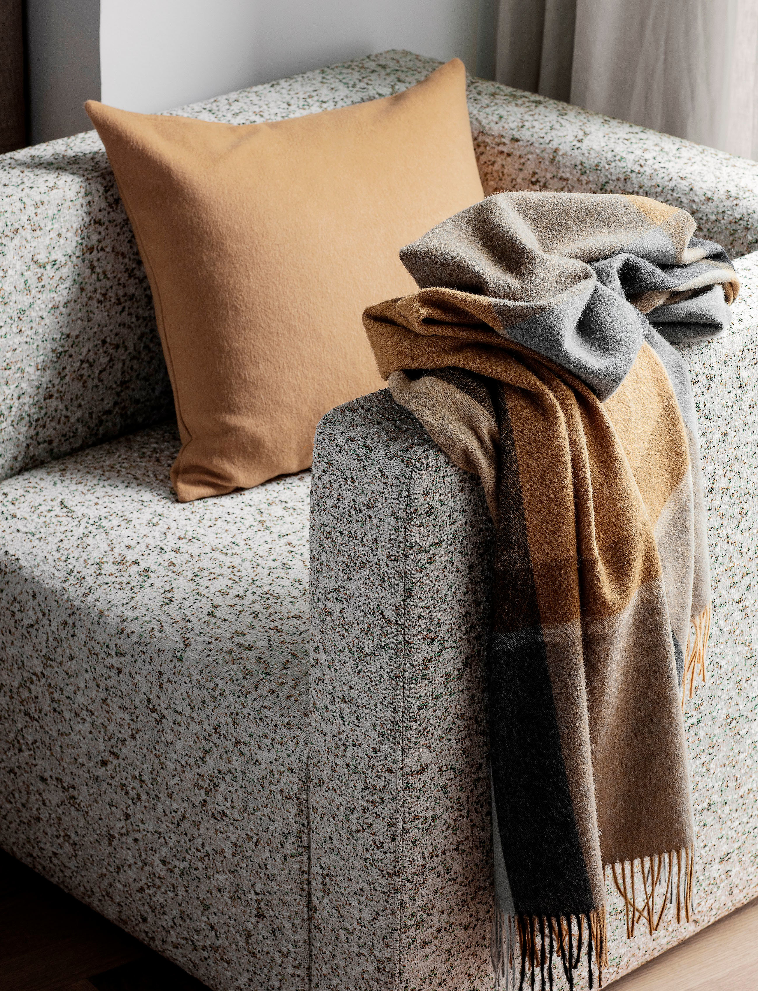 ELVANG - Classic cushion cover - kuddfodral - bordeaux - 5