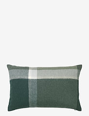 ELVANG - Manhattan cushion cover - puter - evergreen/botanic green - 0