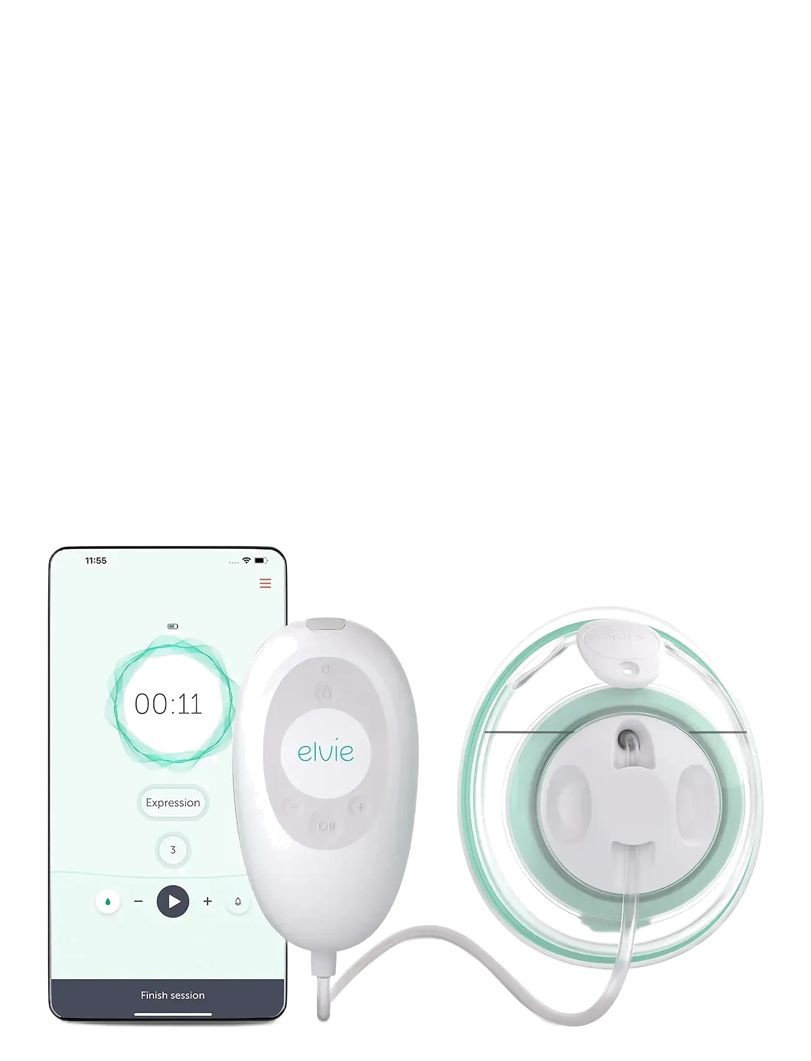 Elvie Elvie Stride Single - Amningsprodukter - WHITE / white