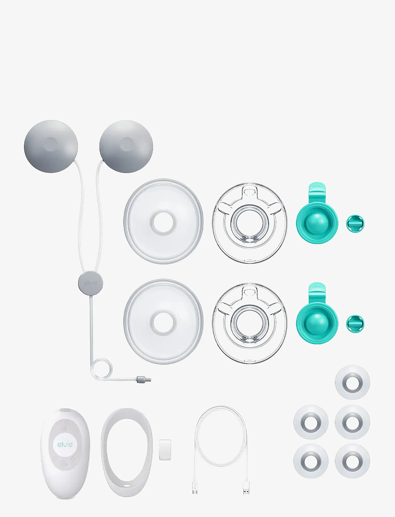 Elvie - Elvie Stride 2 Double - brystpumper og tilbehør - white - 2
