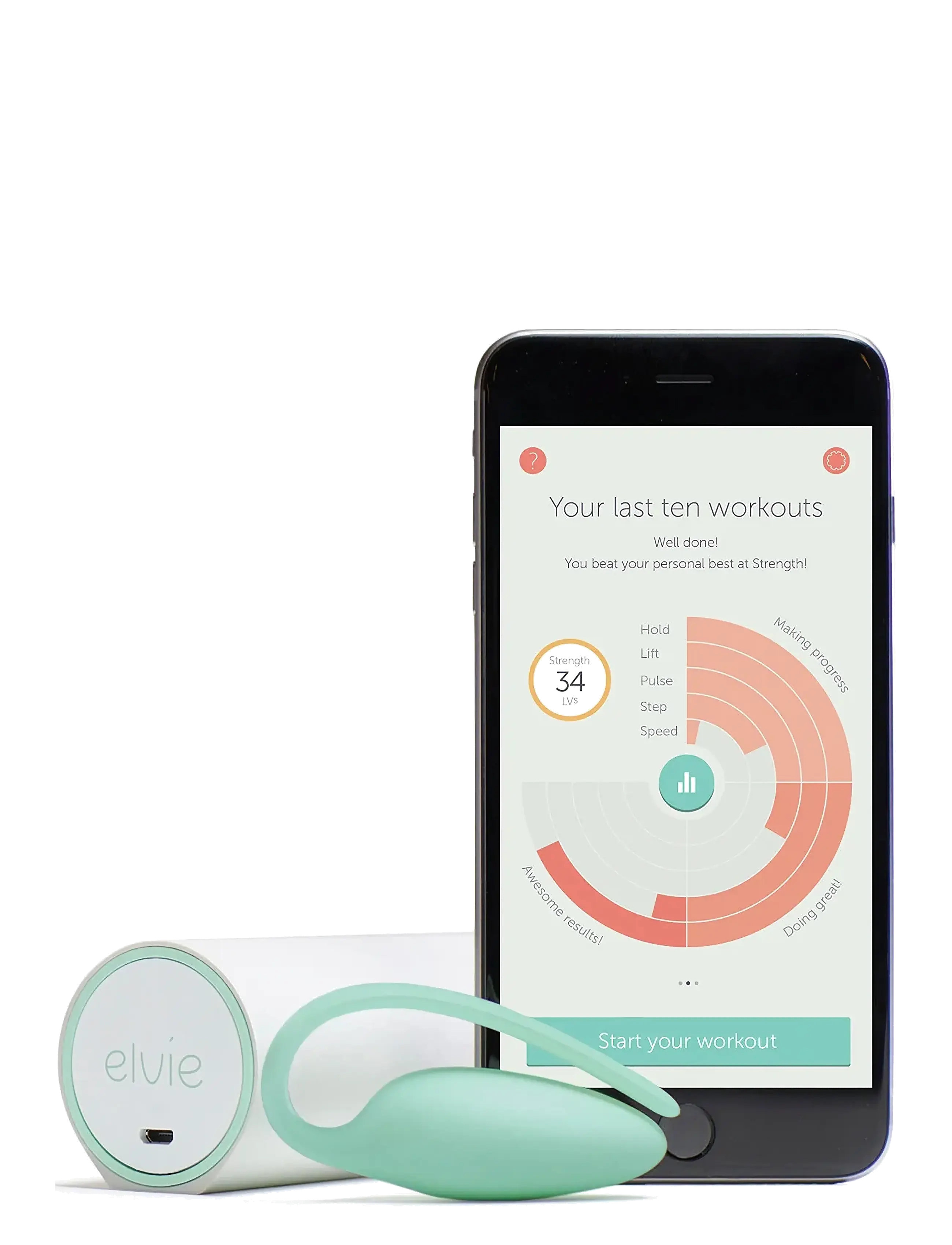 Elvie Elvie Trainer - Imetystuotteet - WHITE / white