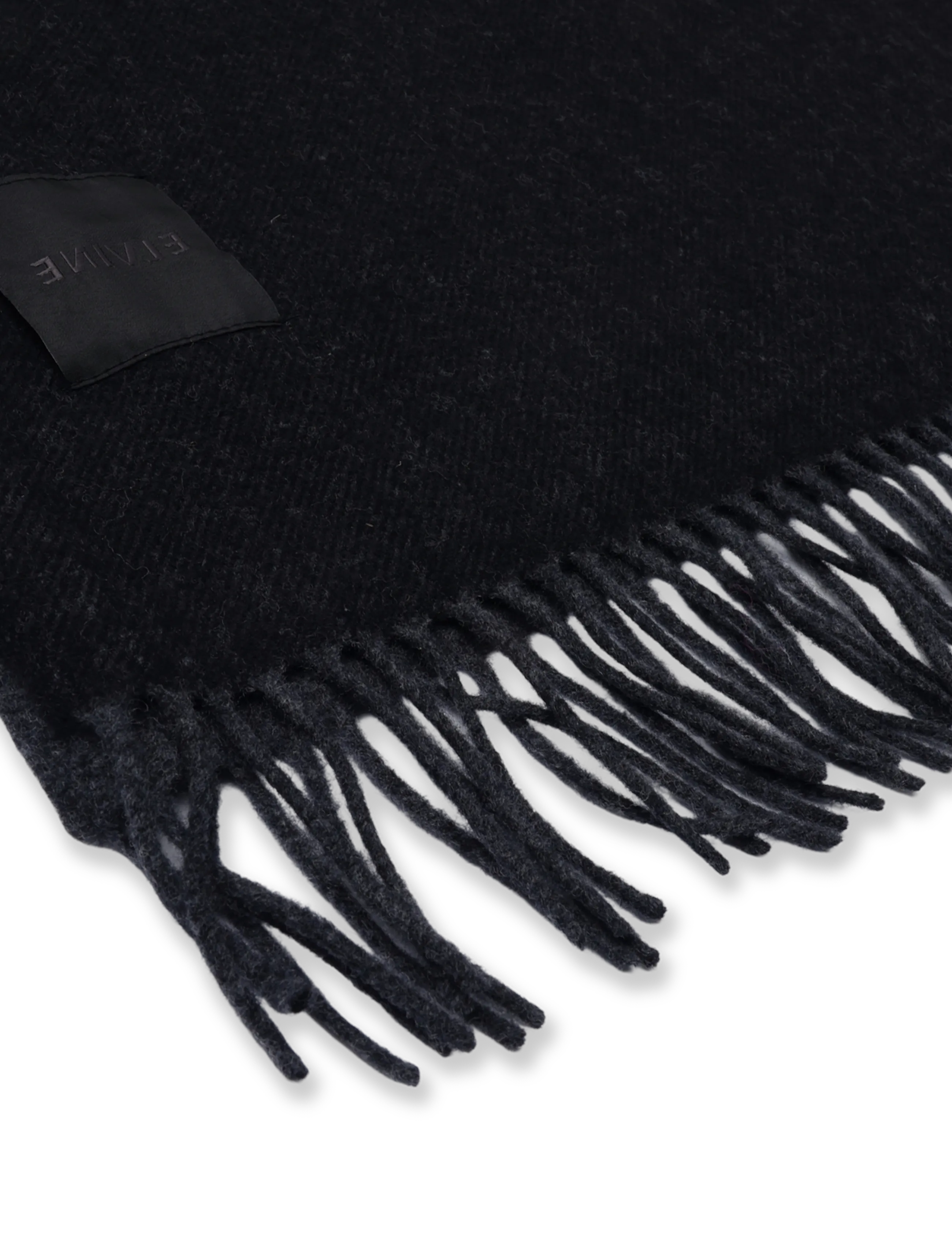 ELVINE - Woven scarf - accessoarer - black melange - 2