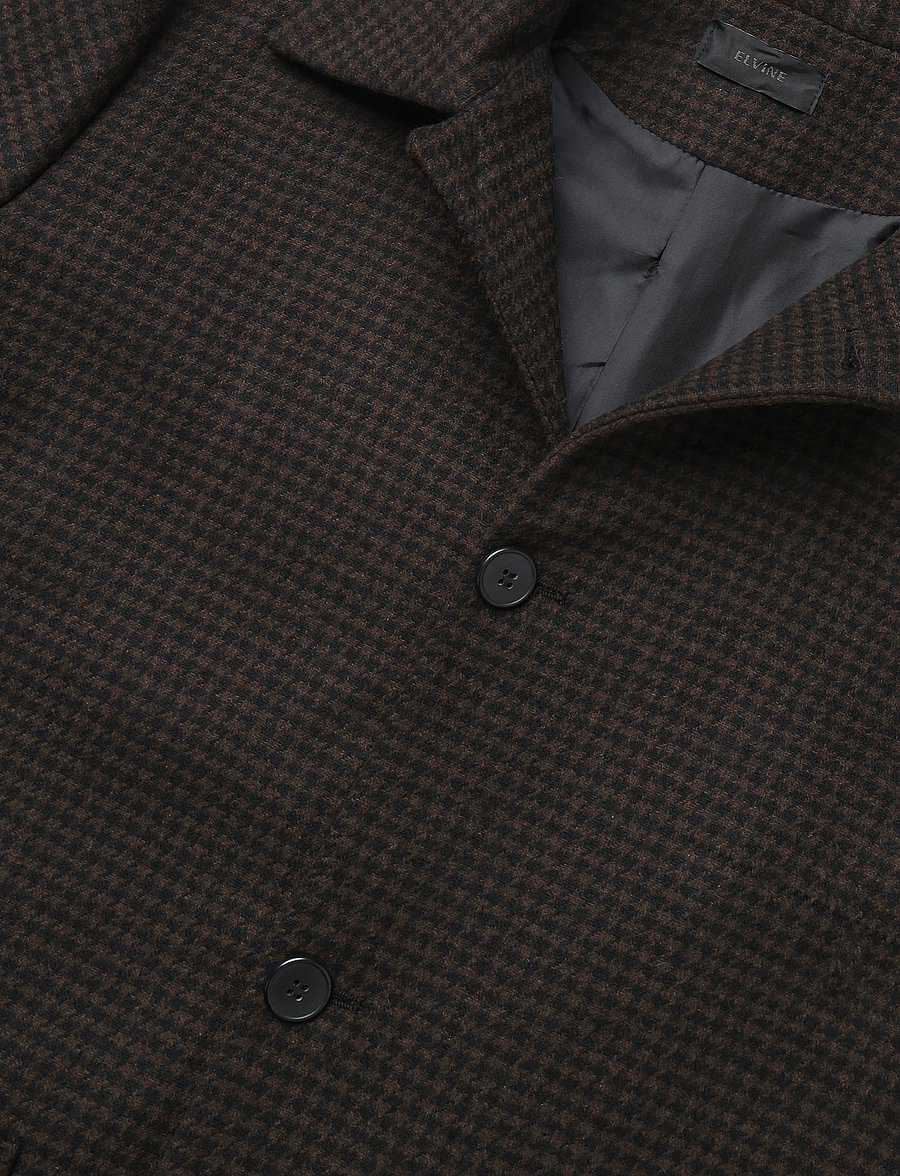 ELVINE - Albert - winterjacken - brown dogtooth - 3