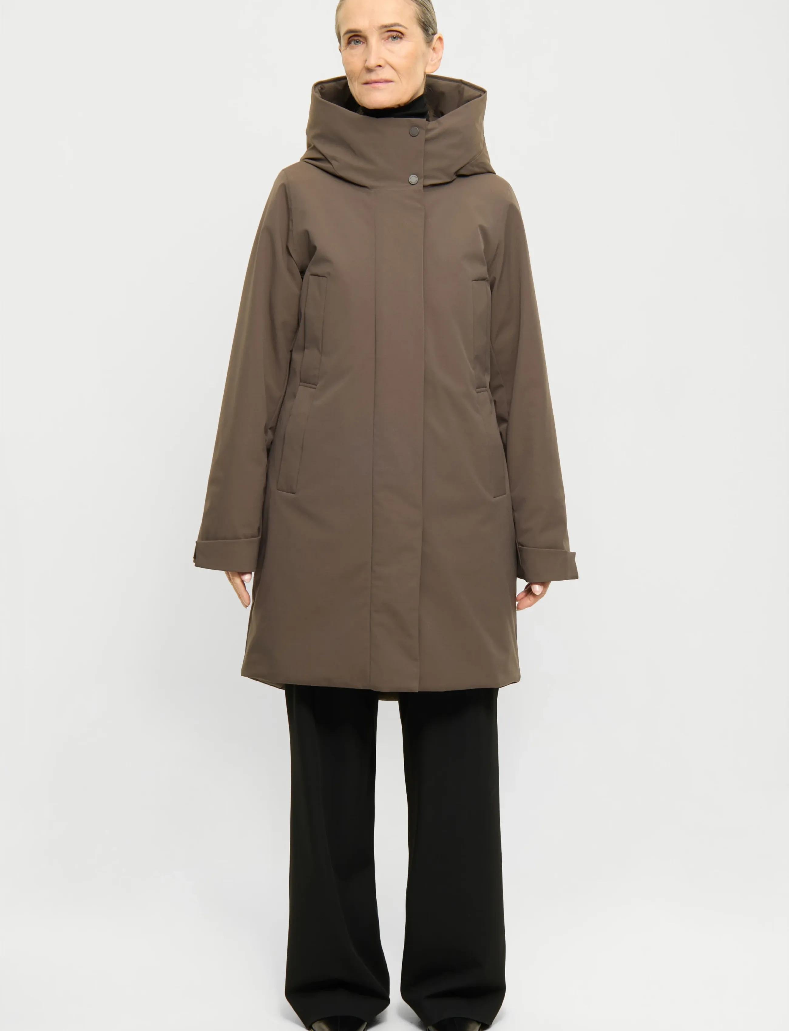 ELVINE Eline - Daunenmantel - DUSK OLIVE / khaki/green