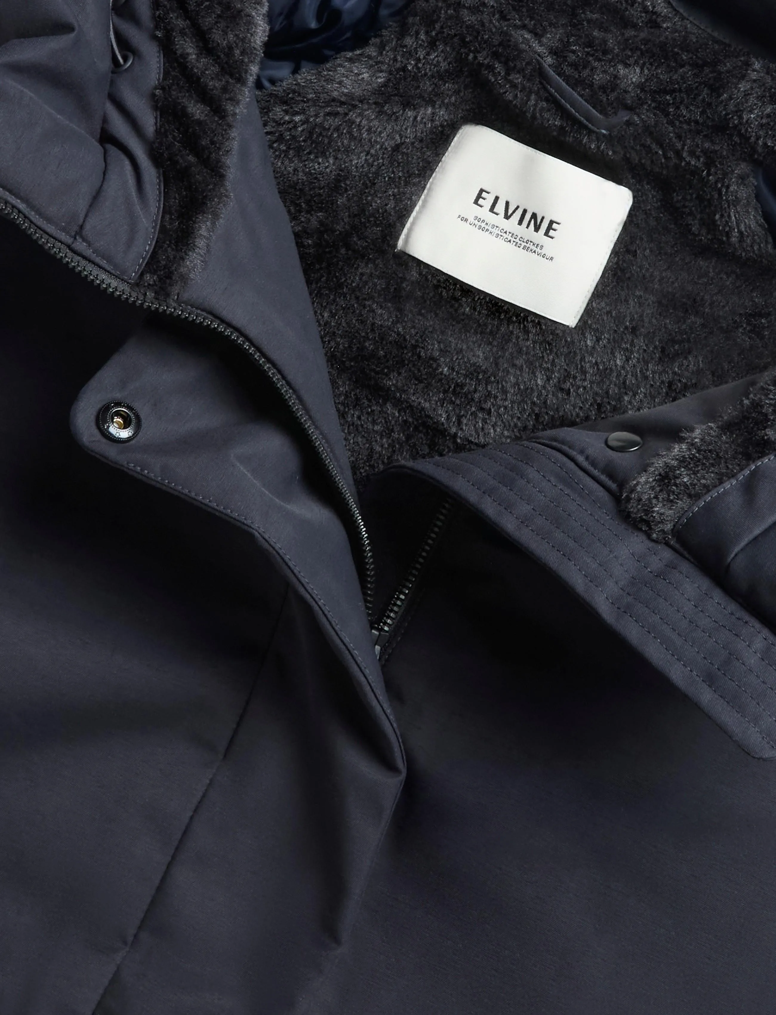 ELVINE - Kairi - dun- & vadderade jackor - night grey - 2