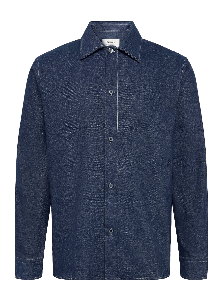 ELVINE - Ossian OS - jeansskjortor - indigo - 0