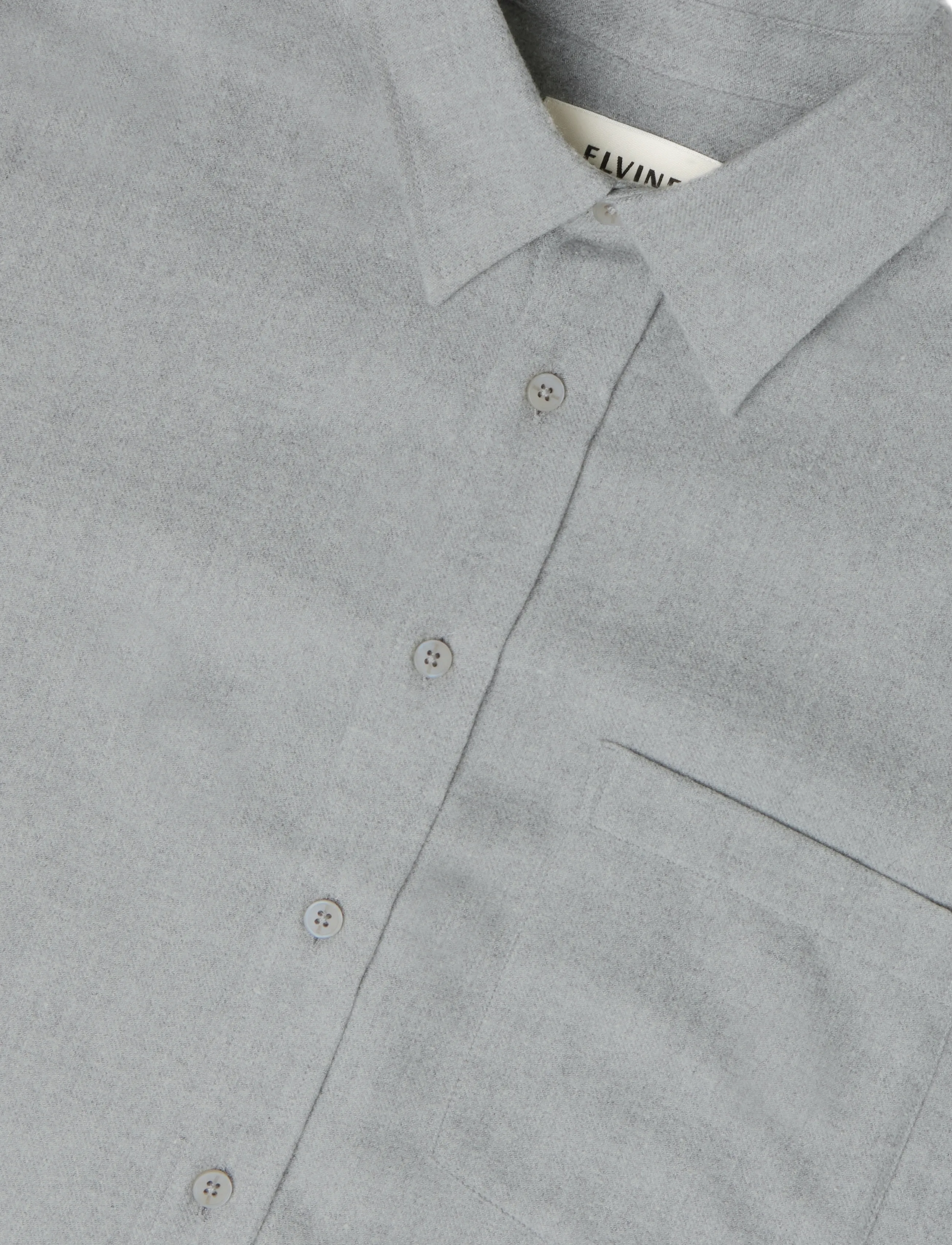 ELVINE - Rodrik - casual skjortor - grey melange - 2