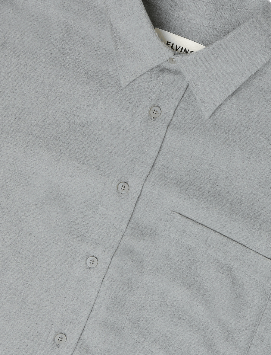 ELVINE - Rodrik - casual skjortor - grey melange - 2