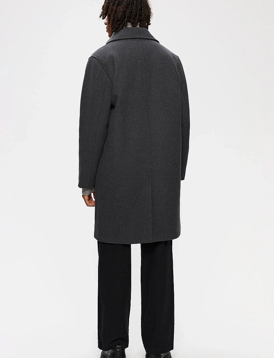 ELVINE - Yonatan - ullrockar - dark grey melange - 3