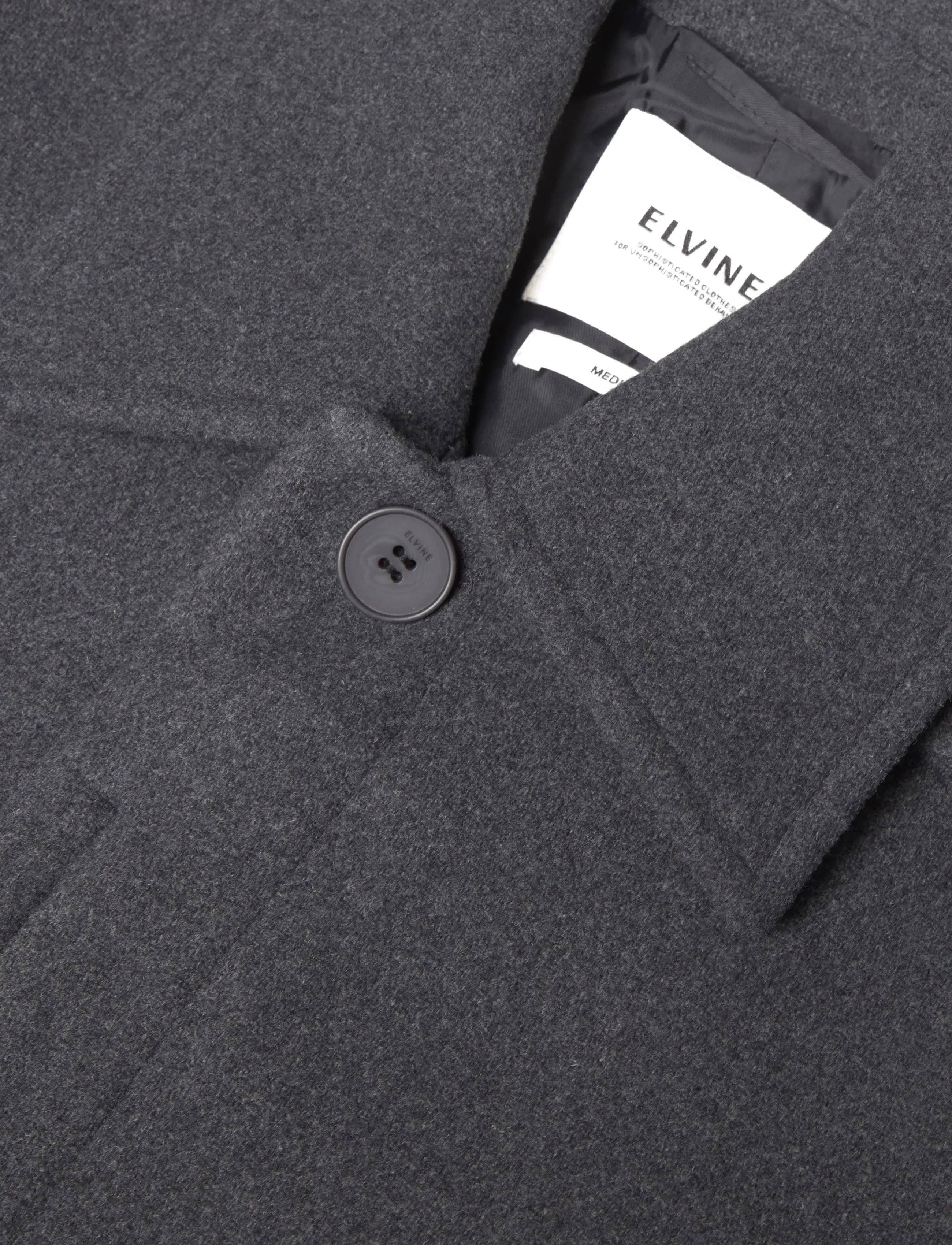 ELVINE - Yonatan - ullrockar - dark grey melange - 5