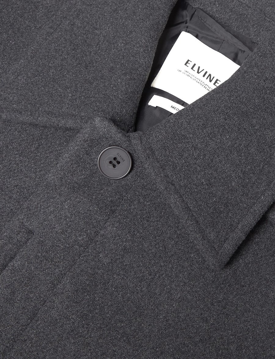 ELVINE - Yonatan - ullrockar - dark grey melange - 5