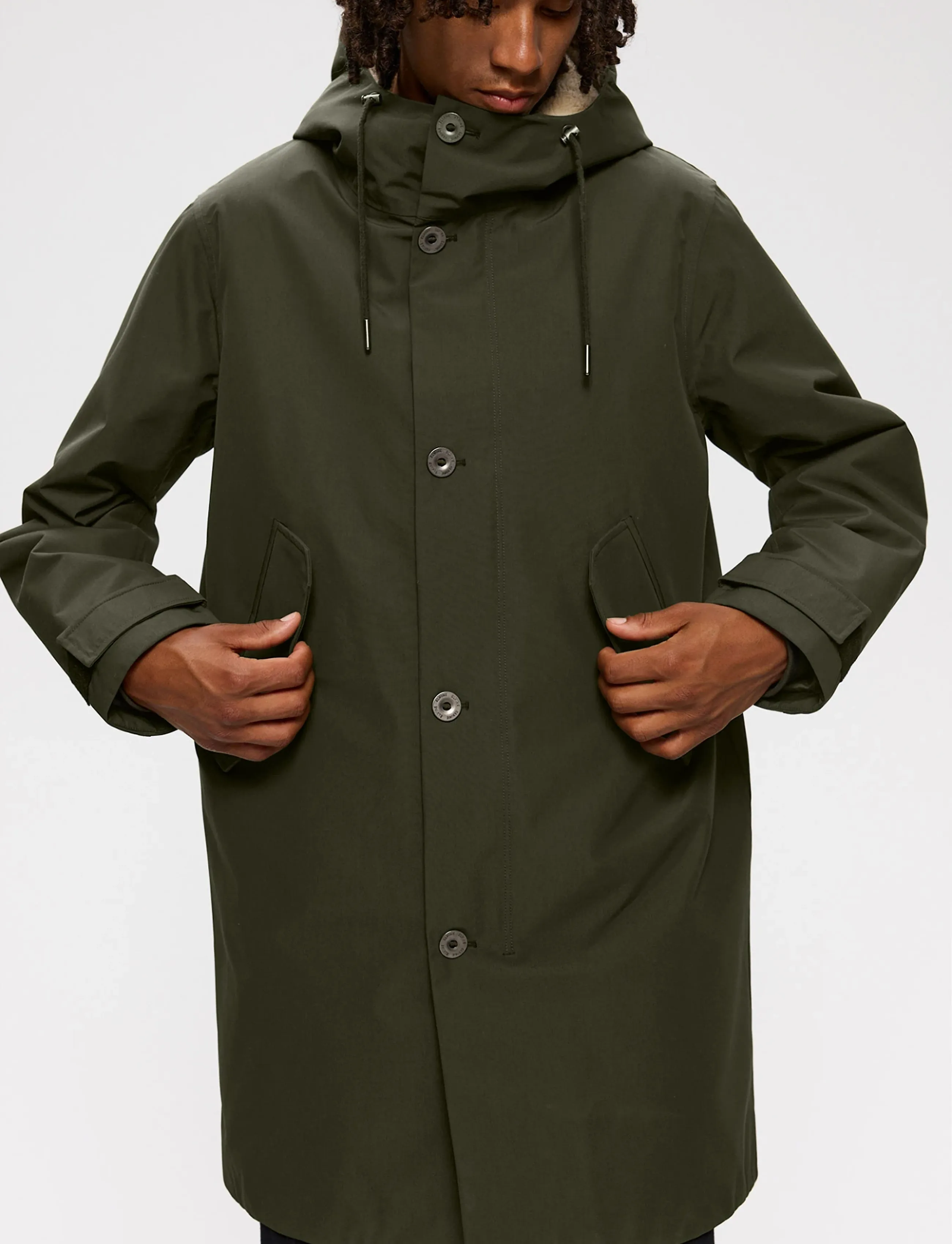 ELVINE Figge - Parkas - DARK MOSS / khaki/green