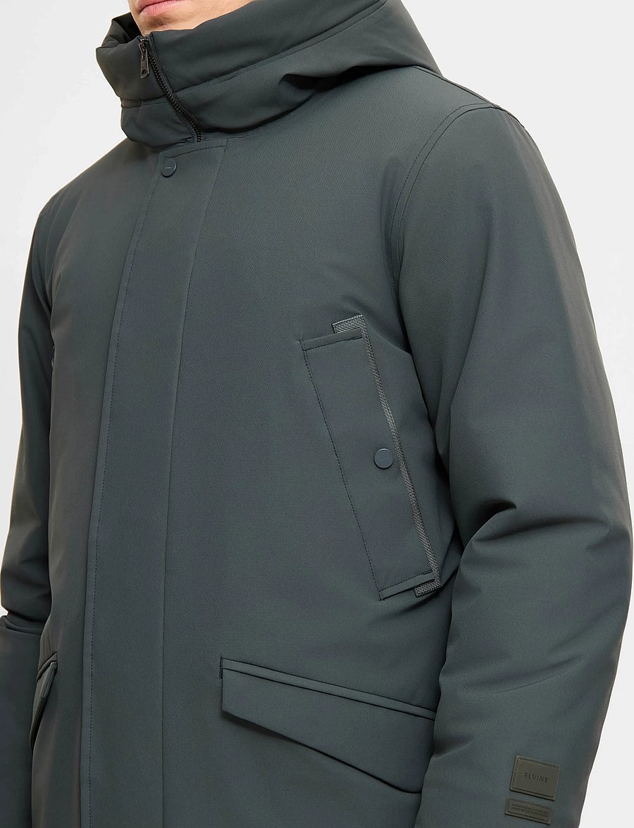 ELVINE - Alrik - parkas - coal green - 3