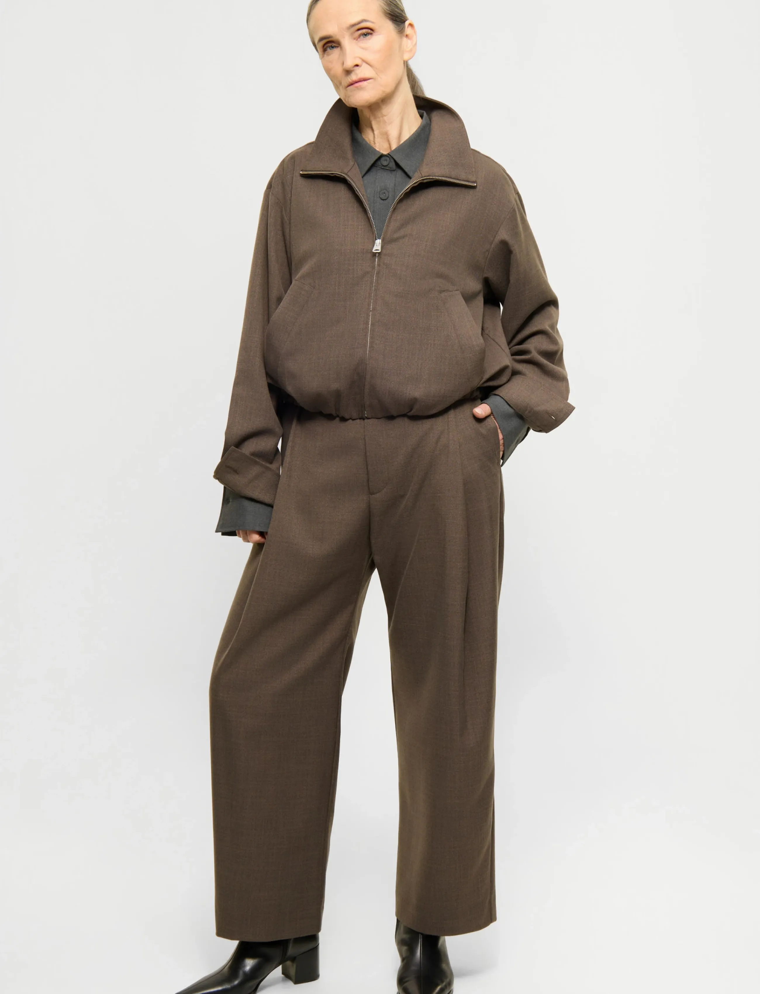 ELVINE - Admira - brown melange - 2