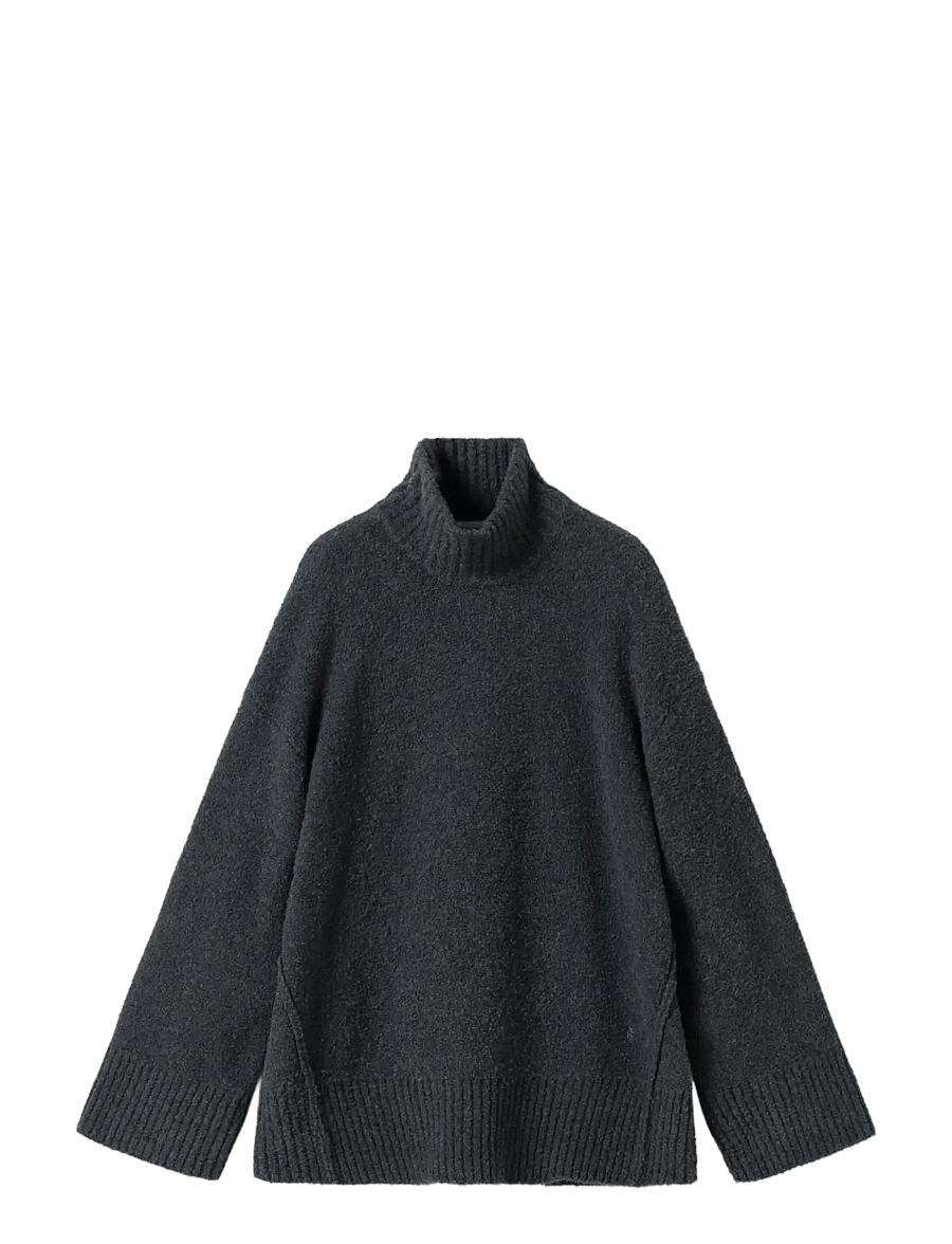 ELVINE - Neija - rullekraver - dark grey melange - 1