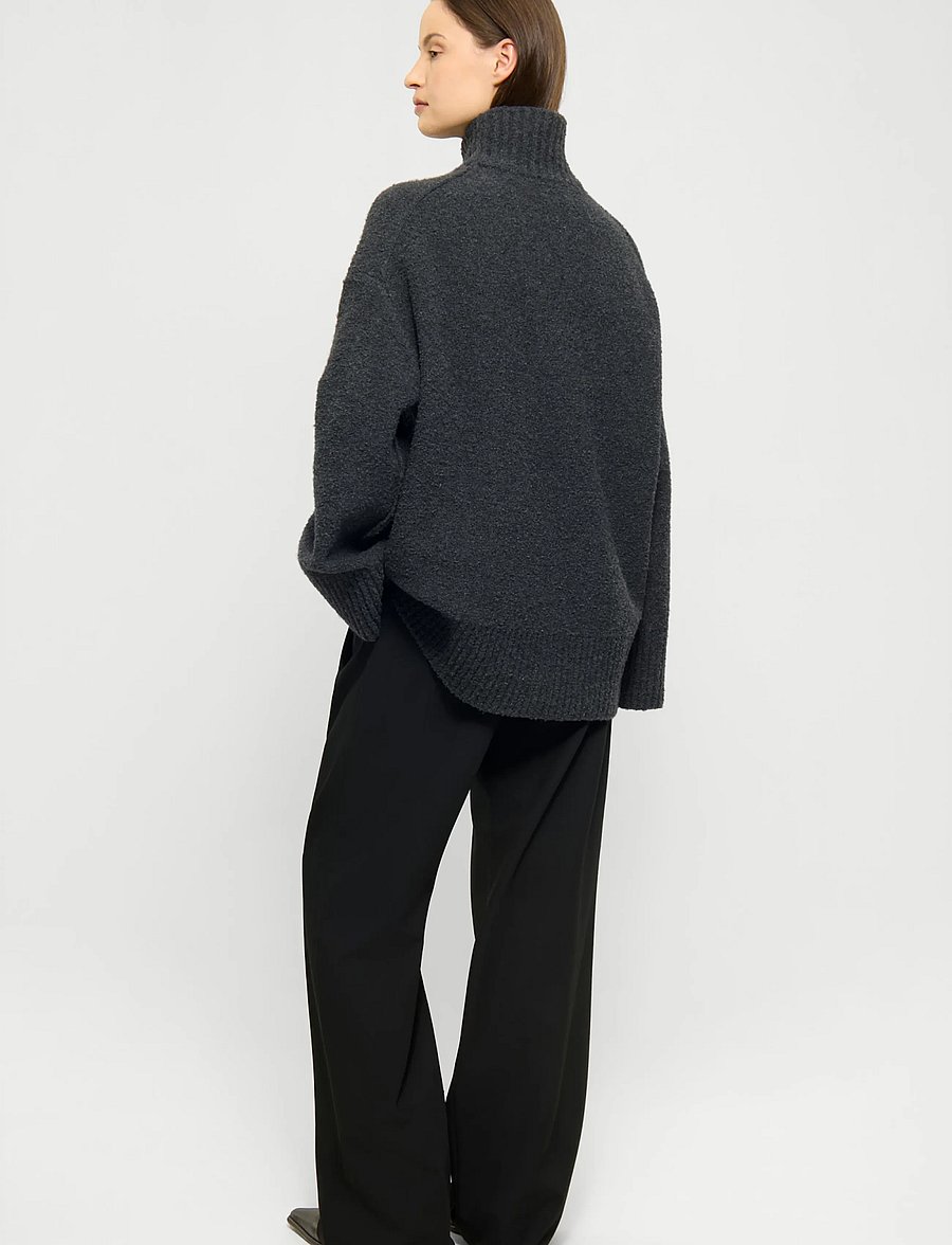 ELVINE - Neija - rullekraver - dark grey melange - 2