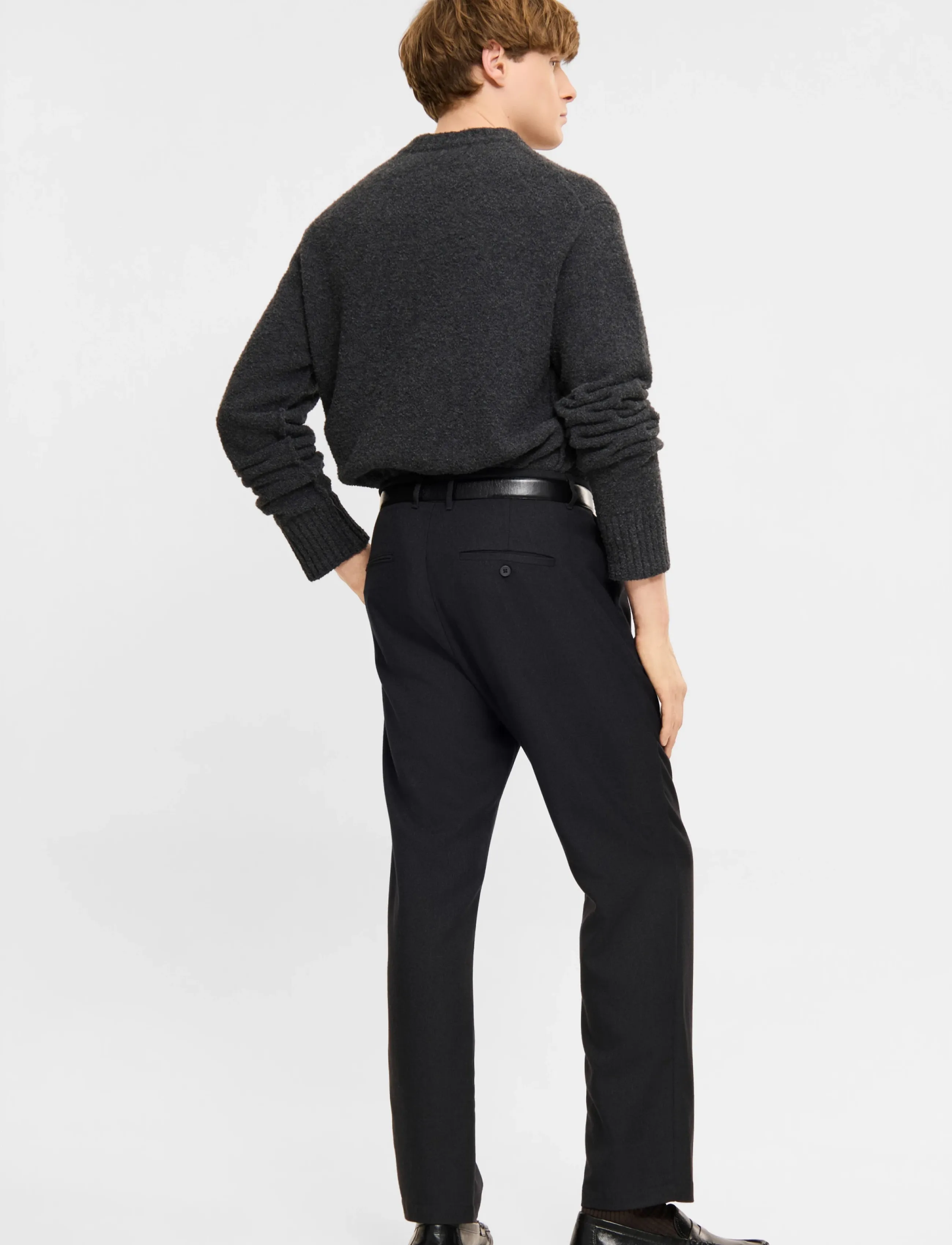 ELVINE - Arnason - casual bukser - black melange - 5