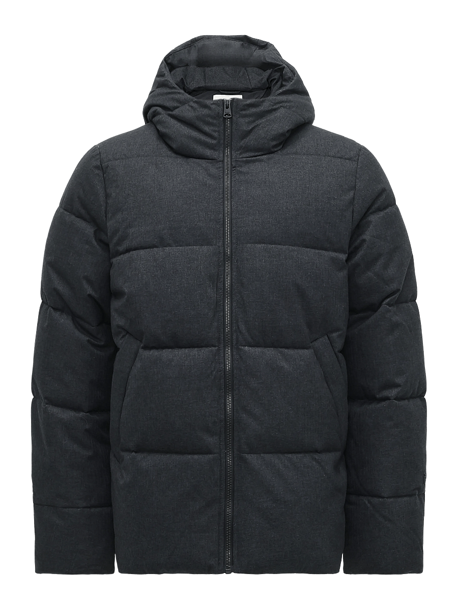 ELVINE - Bjarne - daunenjacken - dark grey melange - 1