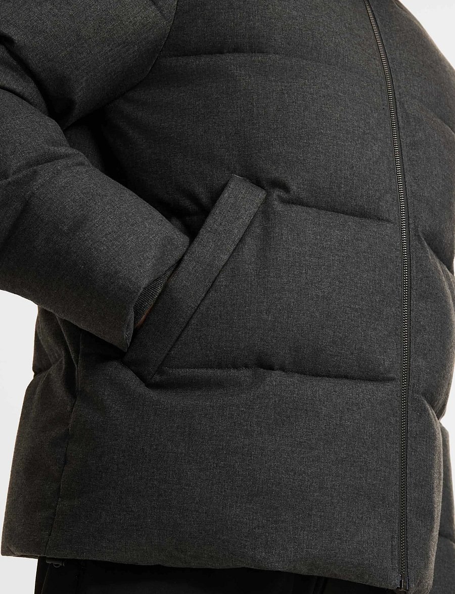 ELVINE - Bjarne - daunenjacken - dark grey melange - 4