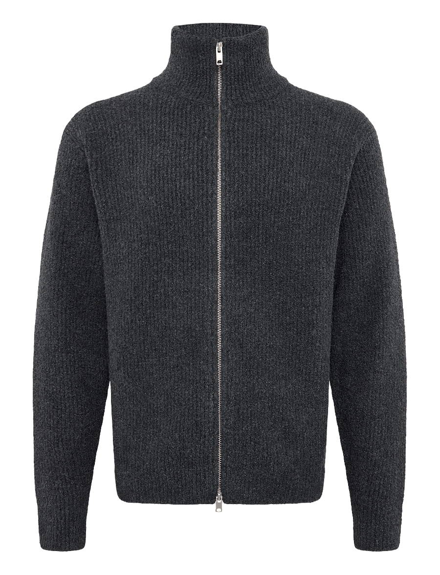 ELVINE - Joakim - cardigans - dark grey melange - 1