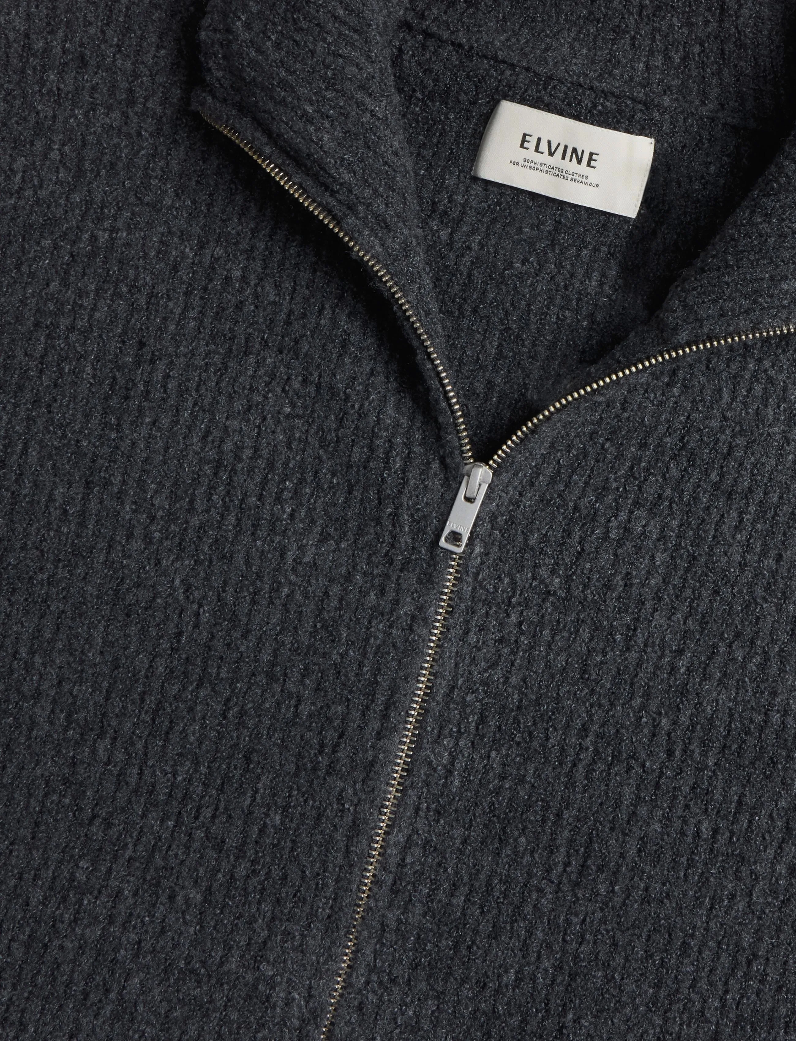 ELVINE - Joakim - cardigans - dark grey melange - 5