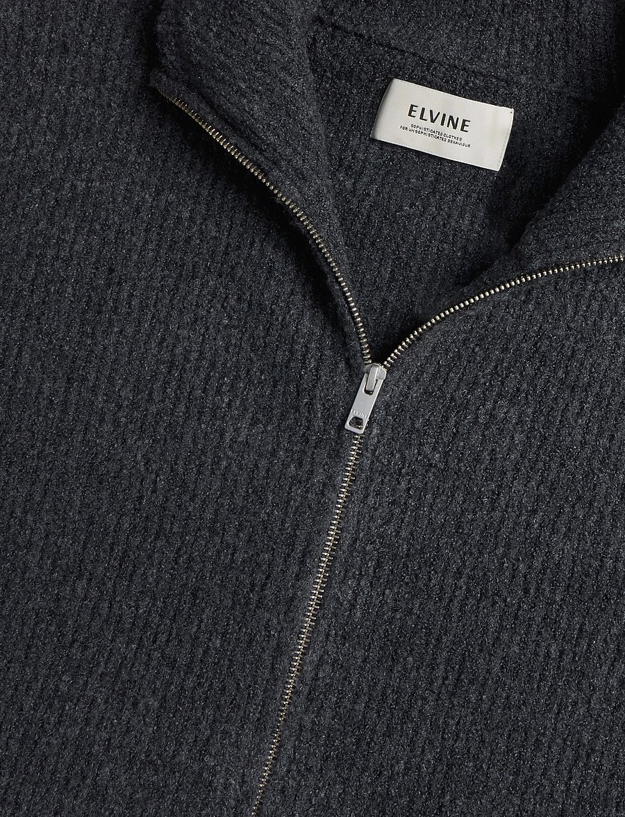 ELVINE - Joakim - cardigans - dark grey melange - 5