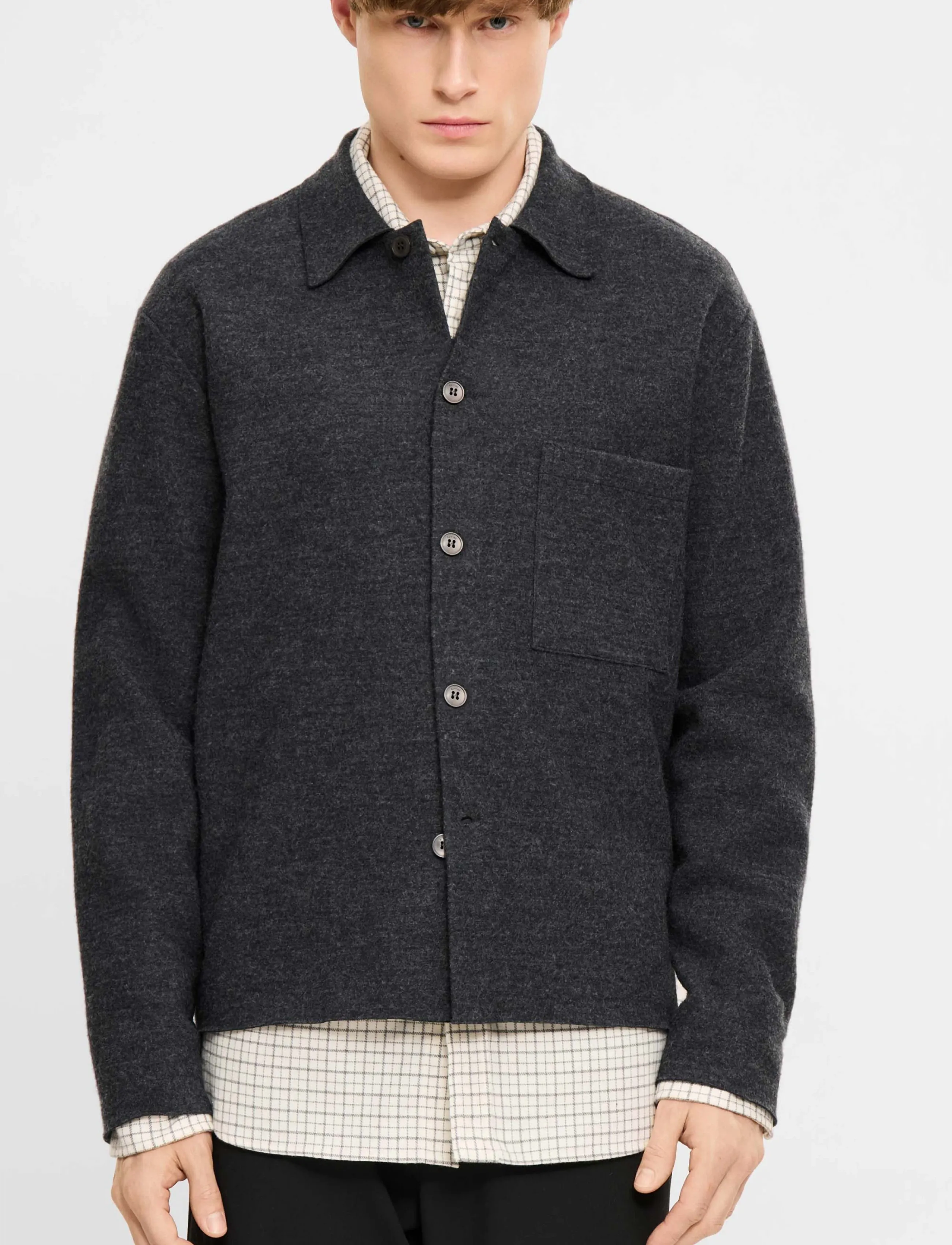 ELVINE Jens - Jakker - DARK GREY MELANGE / grey