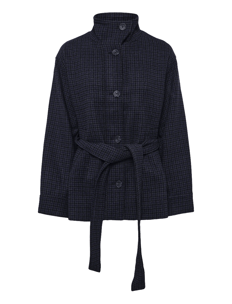 ELVINE - Alendra - winterjassen - grey check - 1