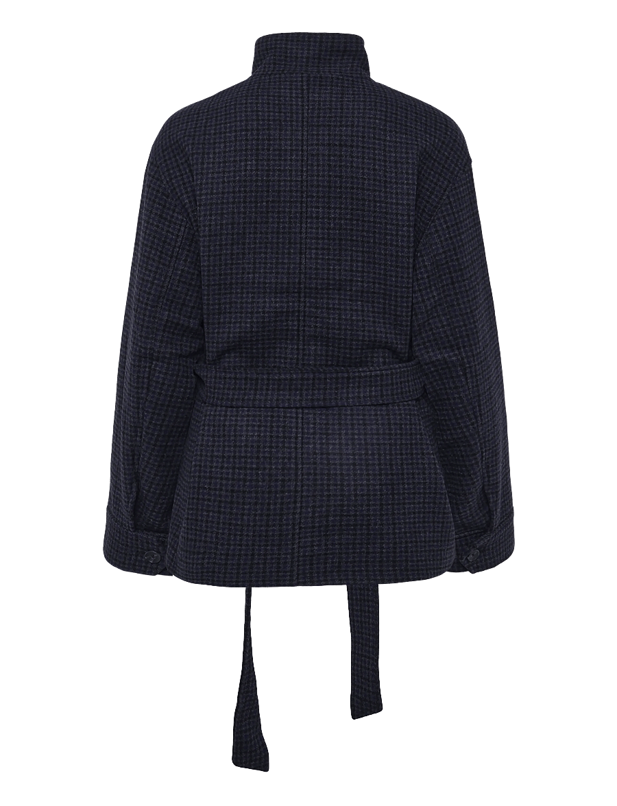 ELVINE - Alendra - winterjassen - grey check - 2