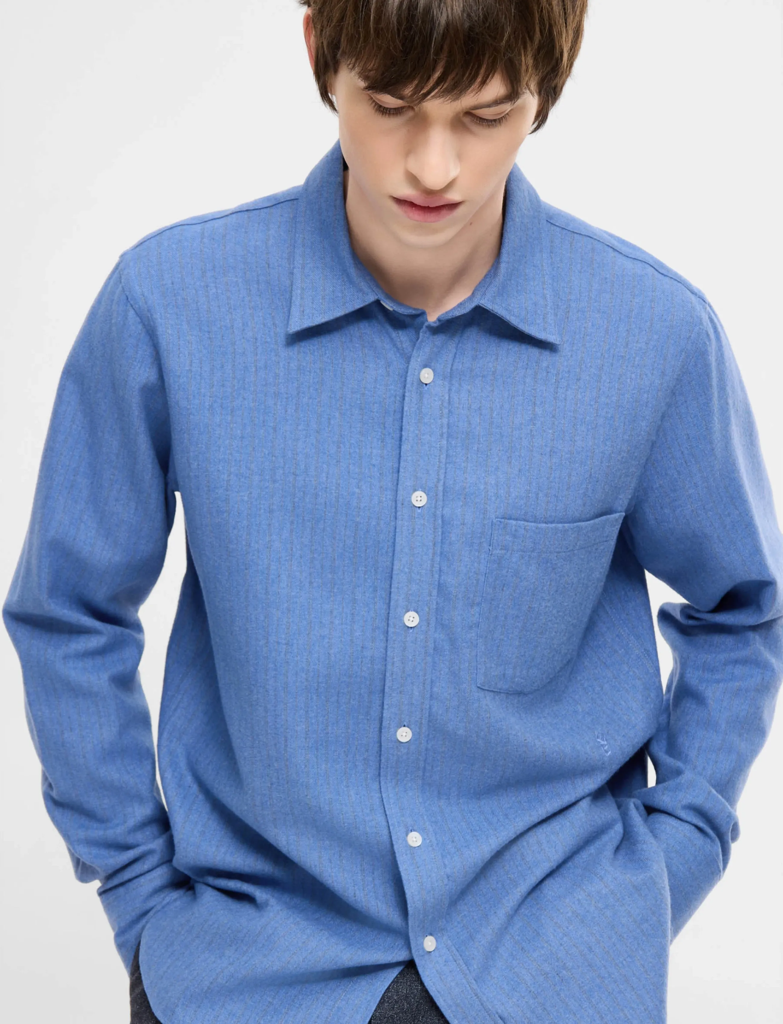 ELVINE Rodrik - Särgid - LIGHT BLUE STRIPE / blue