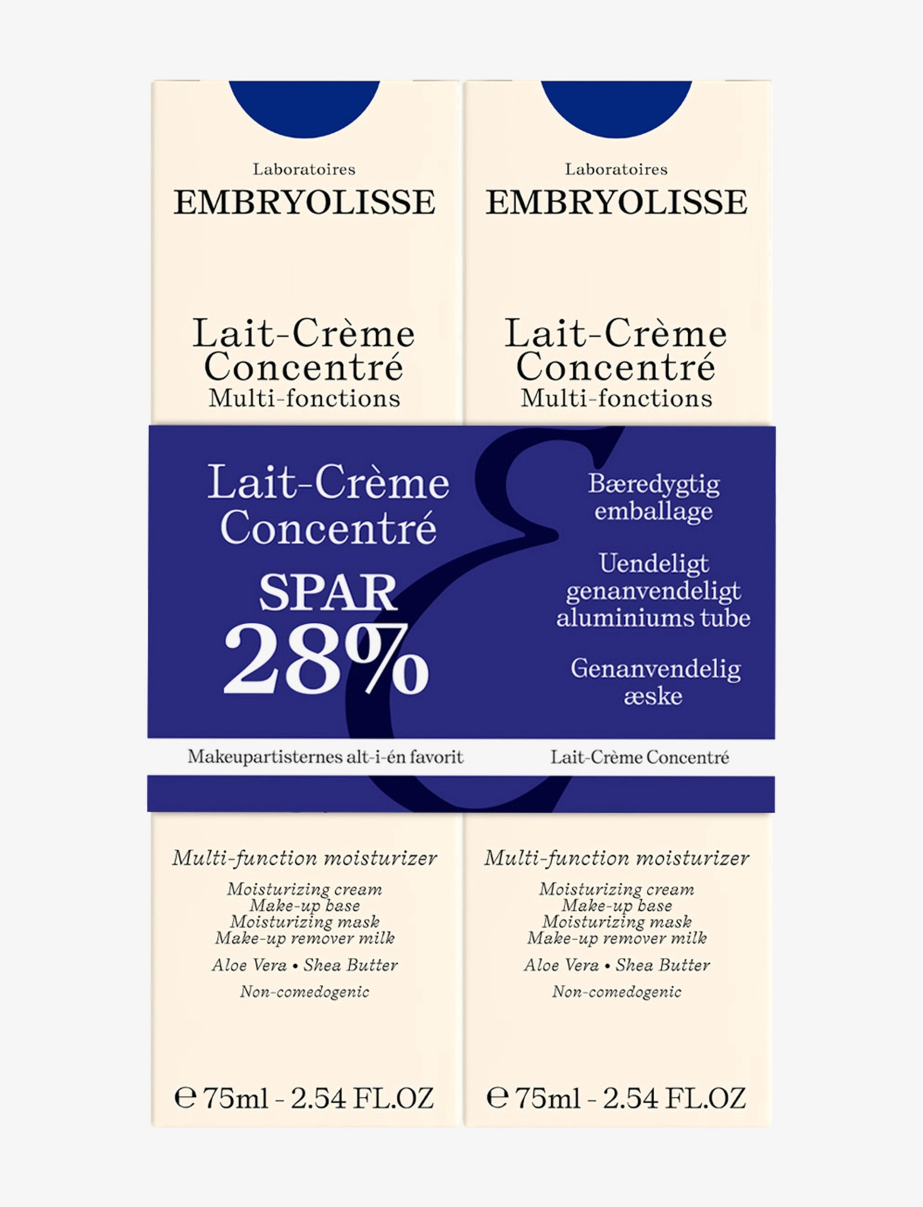 Embryolisse Duo-Pack Lait Creme Concentrée 2 X 75ml-Dk, One Size, Nude, Fugtighedscreme > Dagcreme, Dame