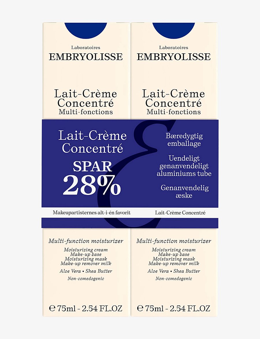 Embryolisse - Duo-Pack Lait Creme Concentrée 2 X 75Ml-Dk - hudpleie for sommeren - clear - 0