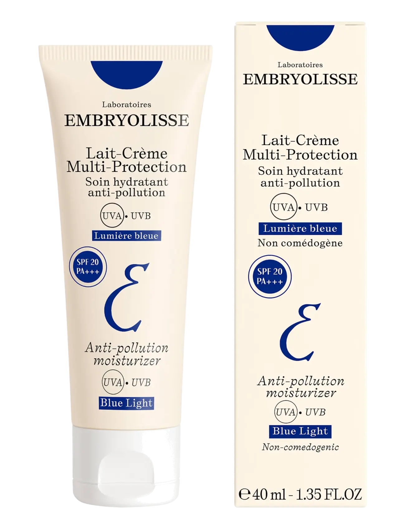 Embryolisse - Lait Crème Multiprotection Spf20 40 ml - sommerens hudpleje - no color - 1
