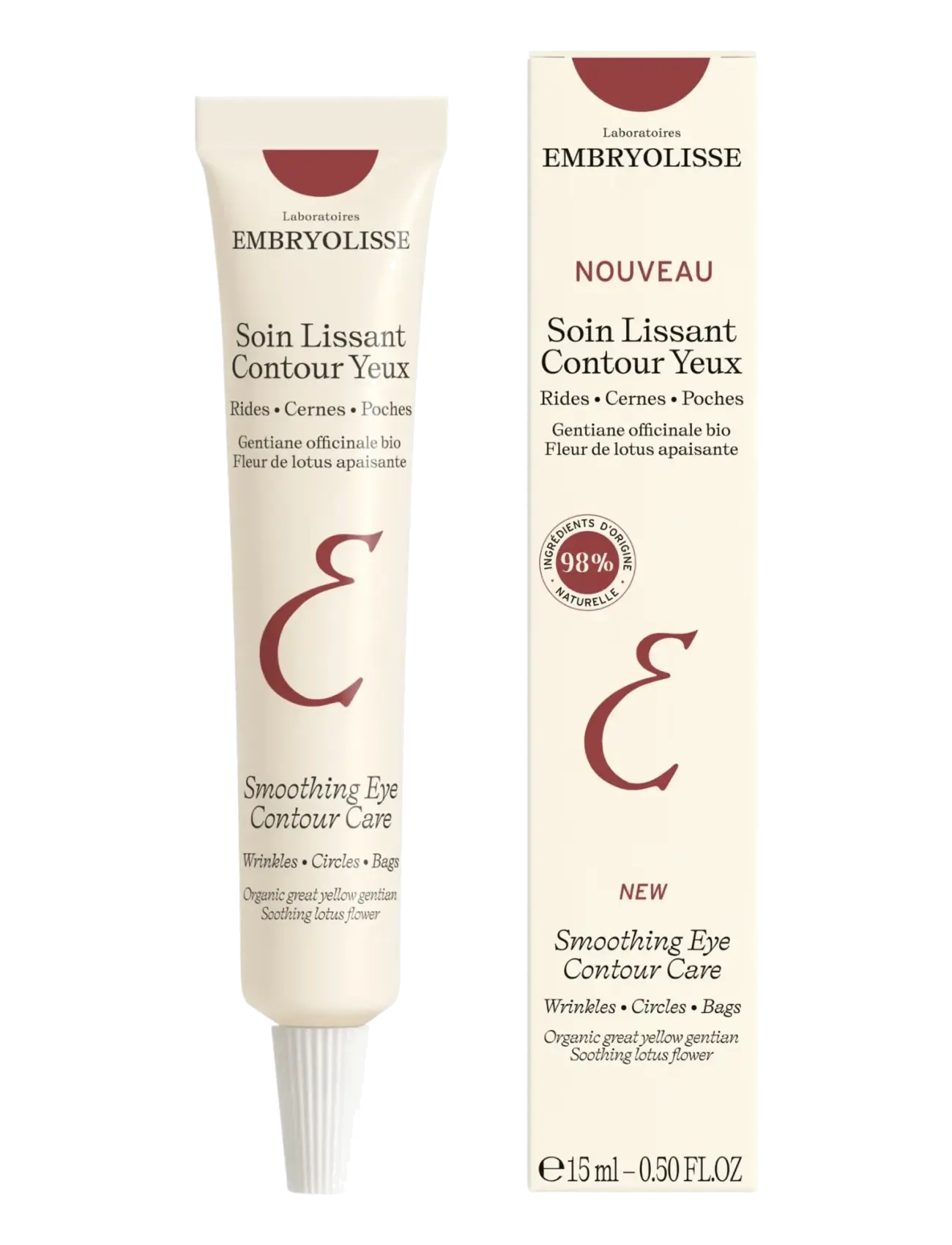 Embryolisse Soothing Smoothing Eye Contour, Øjencreme, Nude, Str: 15 ML